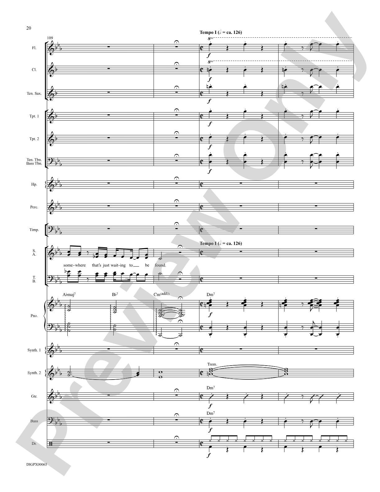 Someone in the Crowd: Choral SoundPax