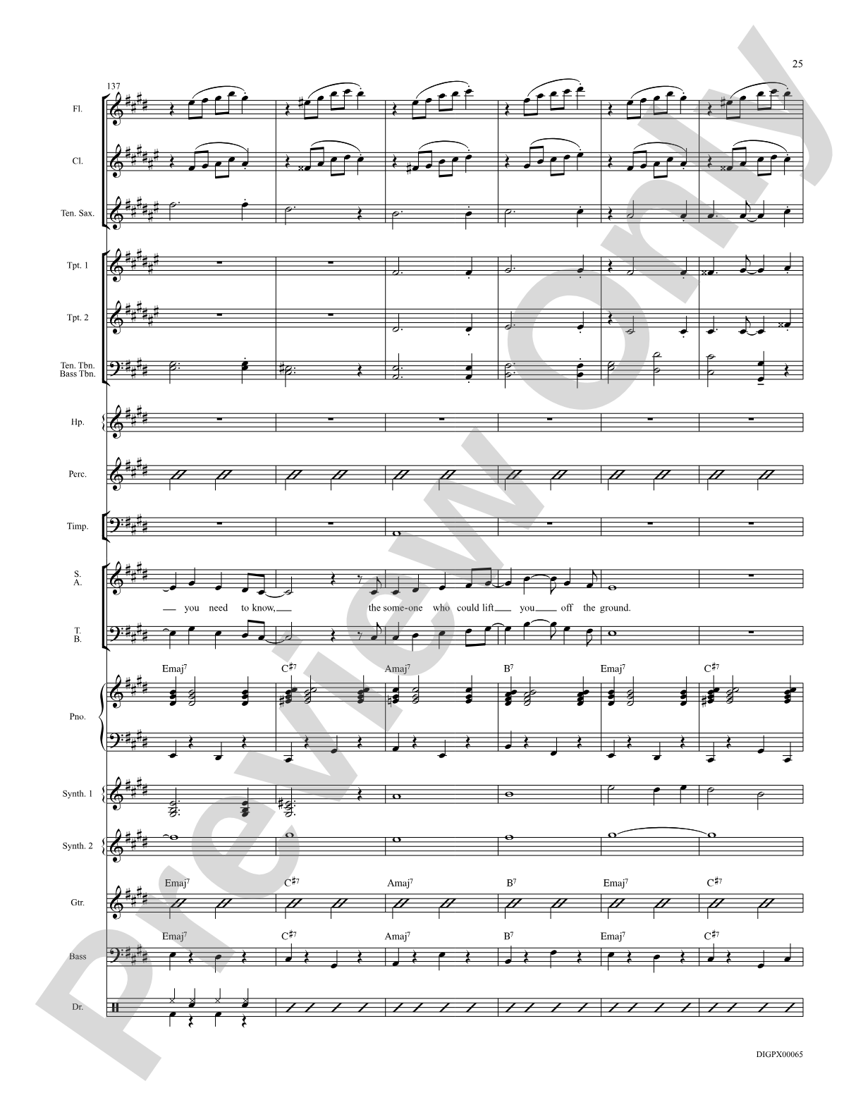 Someone in the Crowd: Choral SoundPax
