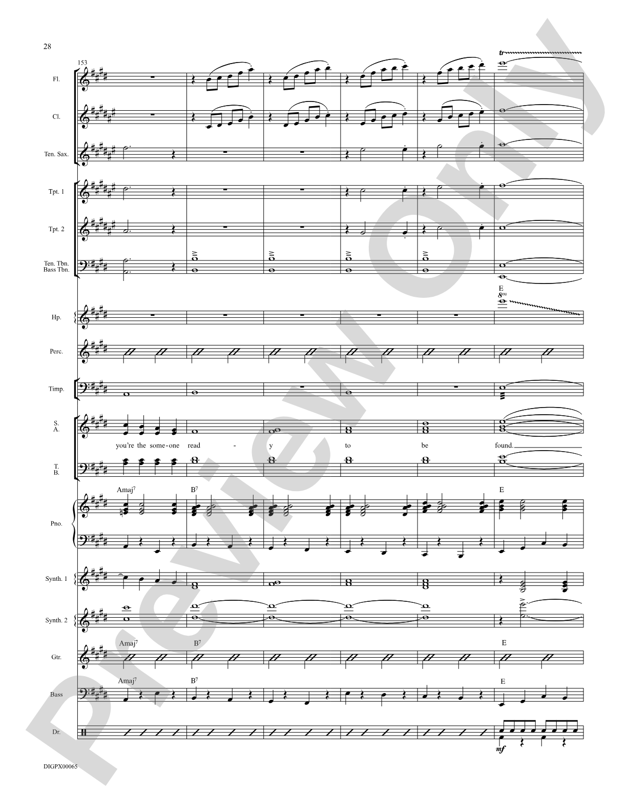 Someone in the Crowd: Choral SoundPax