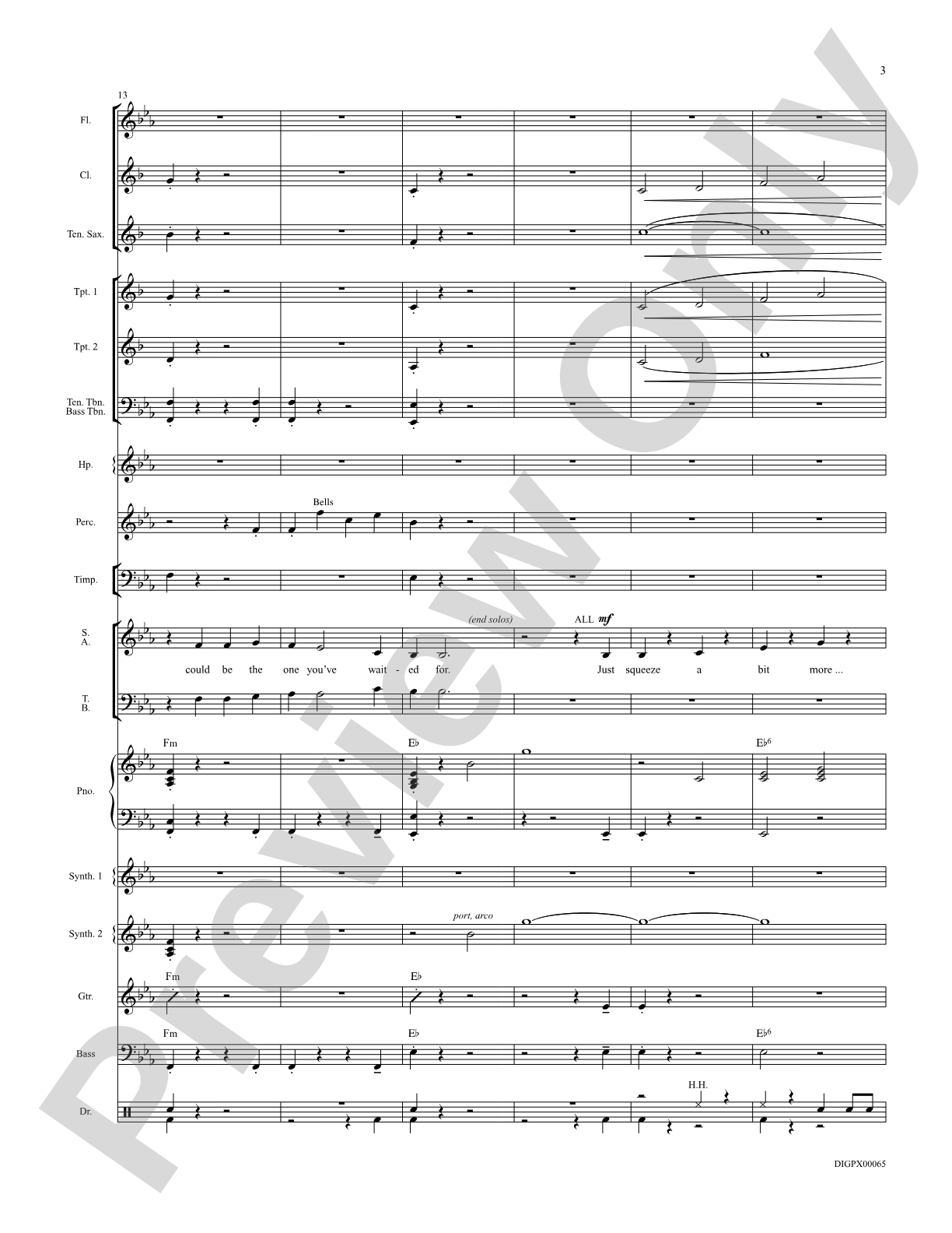 Someone in the Crowd: Choral SoundPax