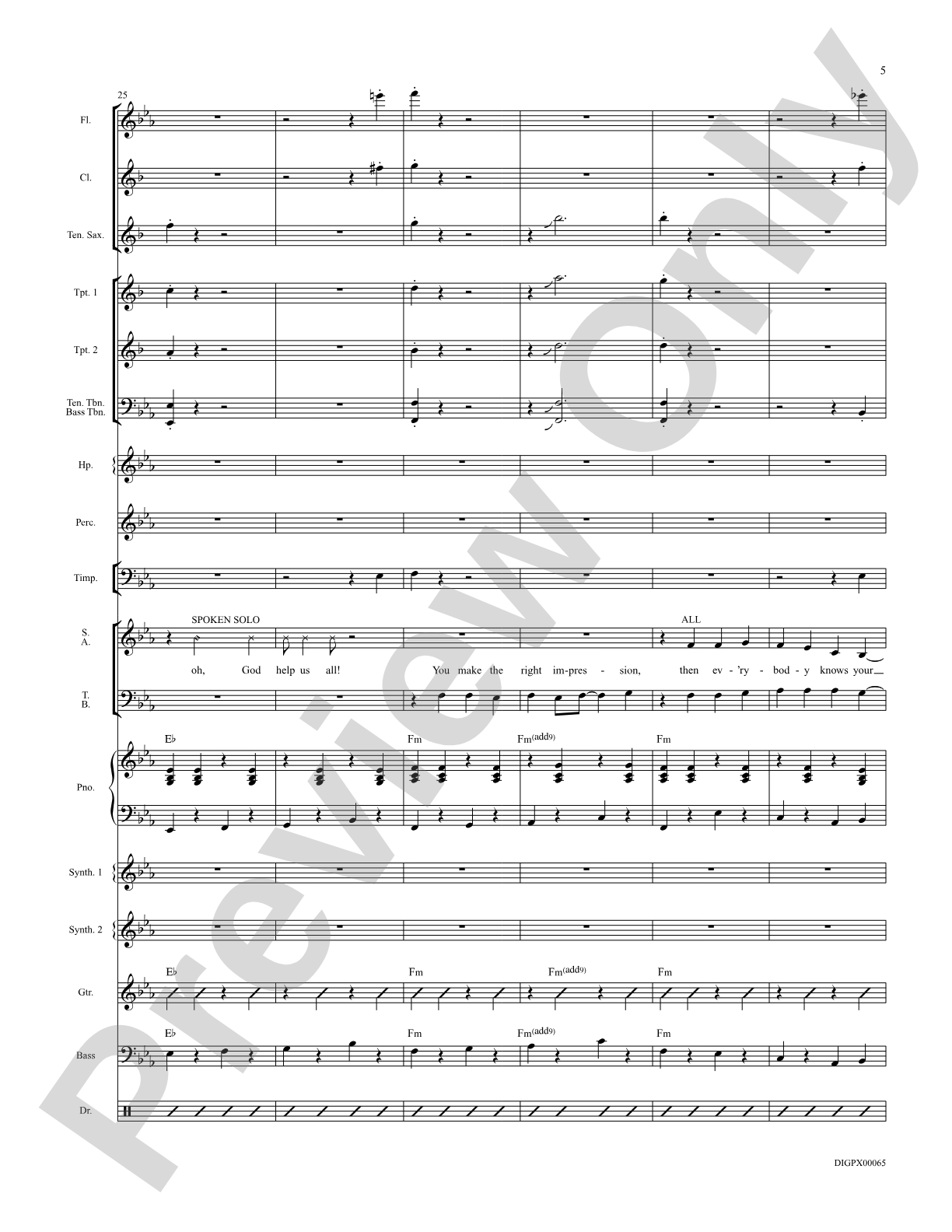 Someone in the Crowd: Choral SoundPax