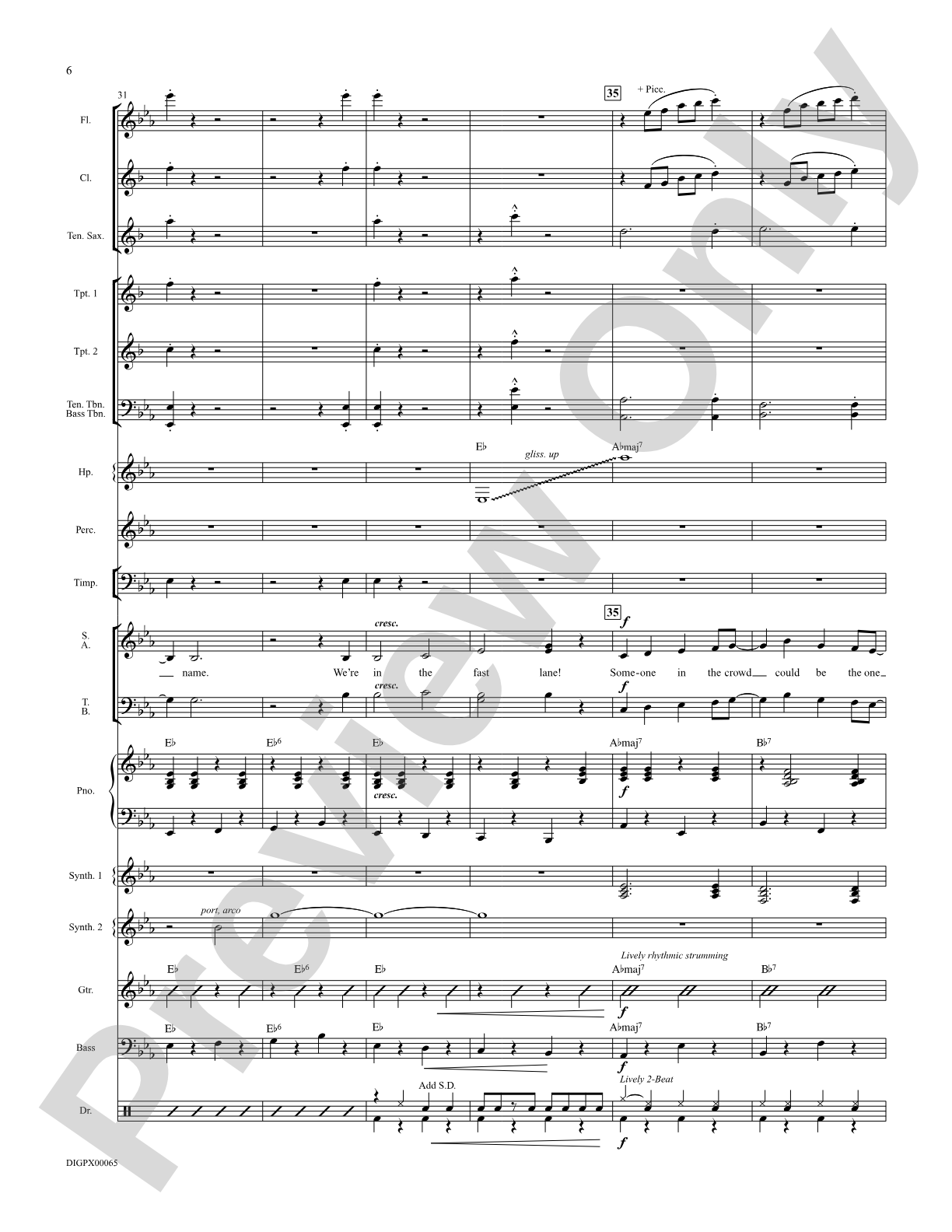 Someone in the Crowd: Choral SoundPax