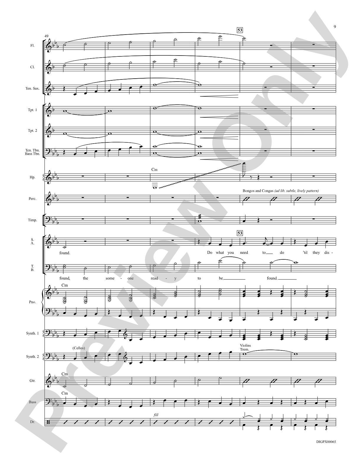 Someone in the Crowd: Choral SoundPax