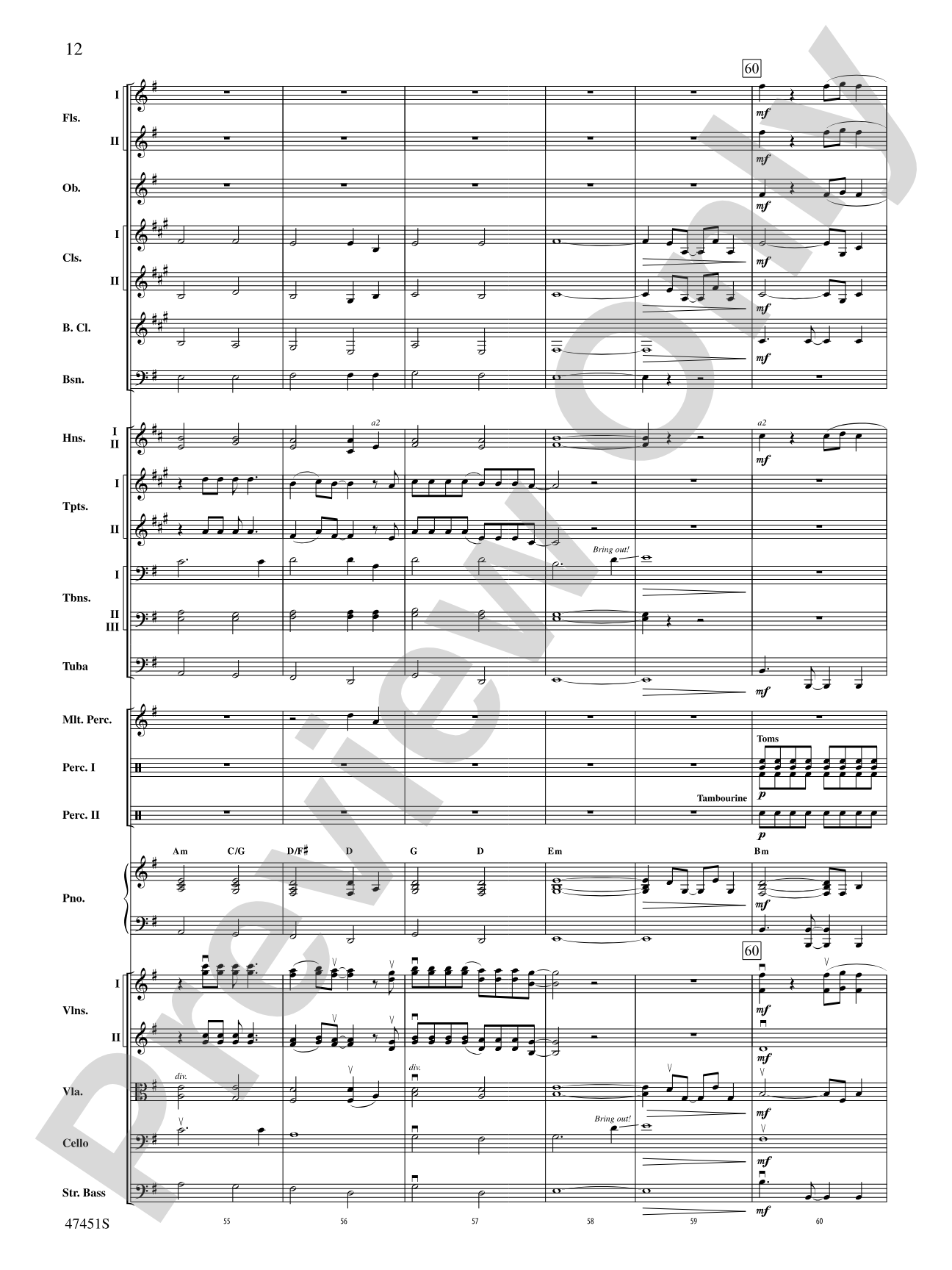 Shallow (from A Star Is Born): Full Orchestra Conductor Score & Parts