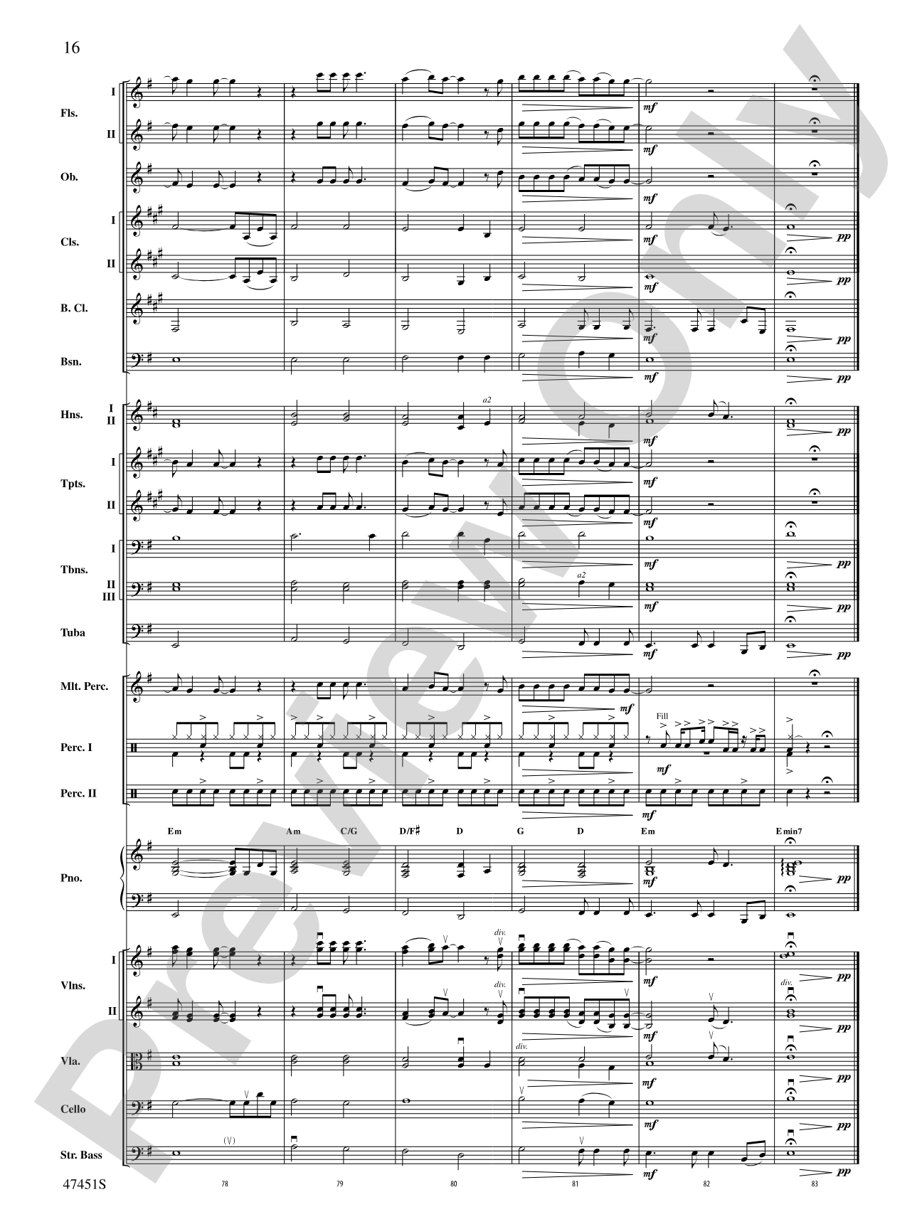 Shallow (from A Star Is Born): Full Orchestra Conductor Score & Parts