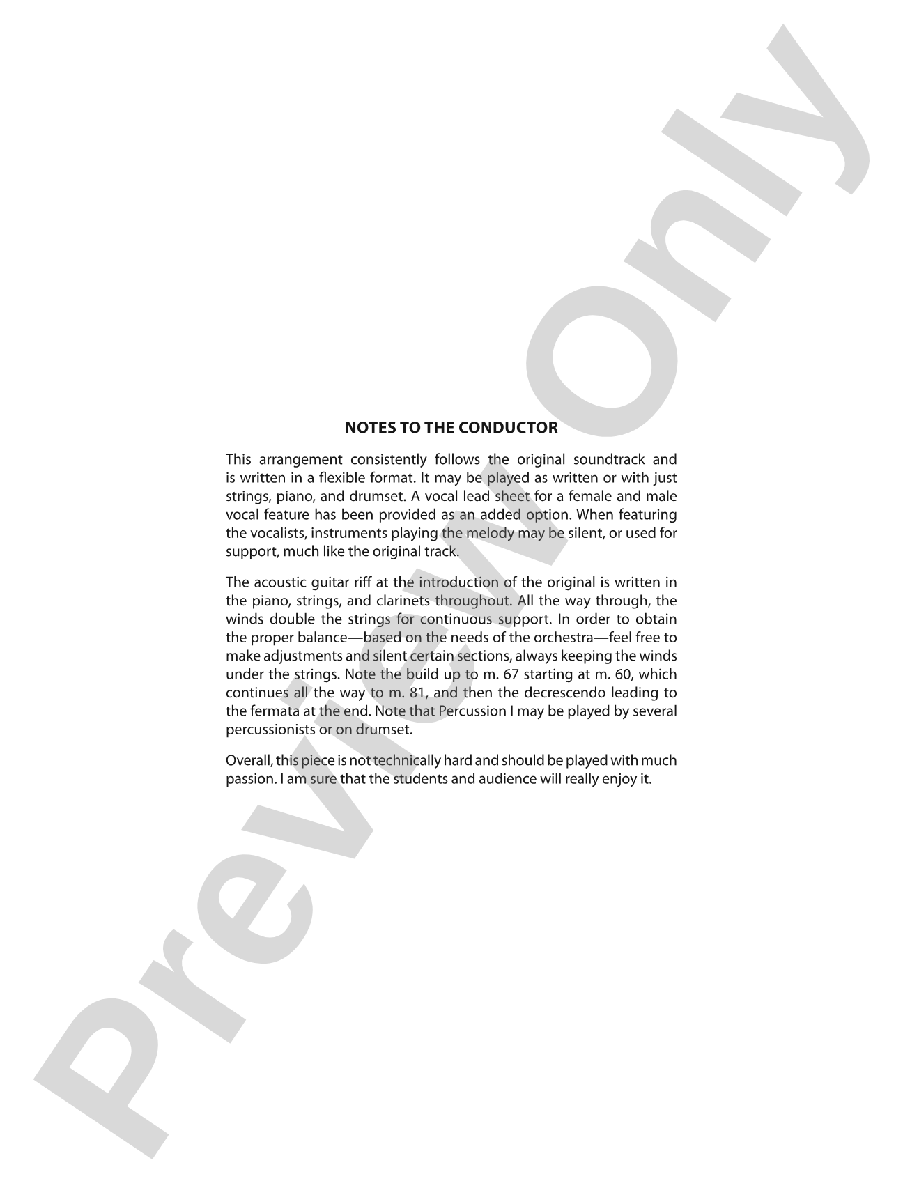 Shallow (from A Star Is Born): Full Orchestra Conductor Score & Parts