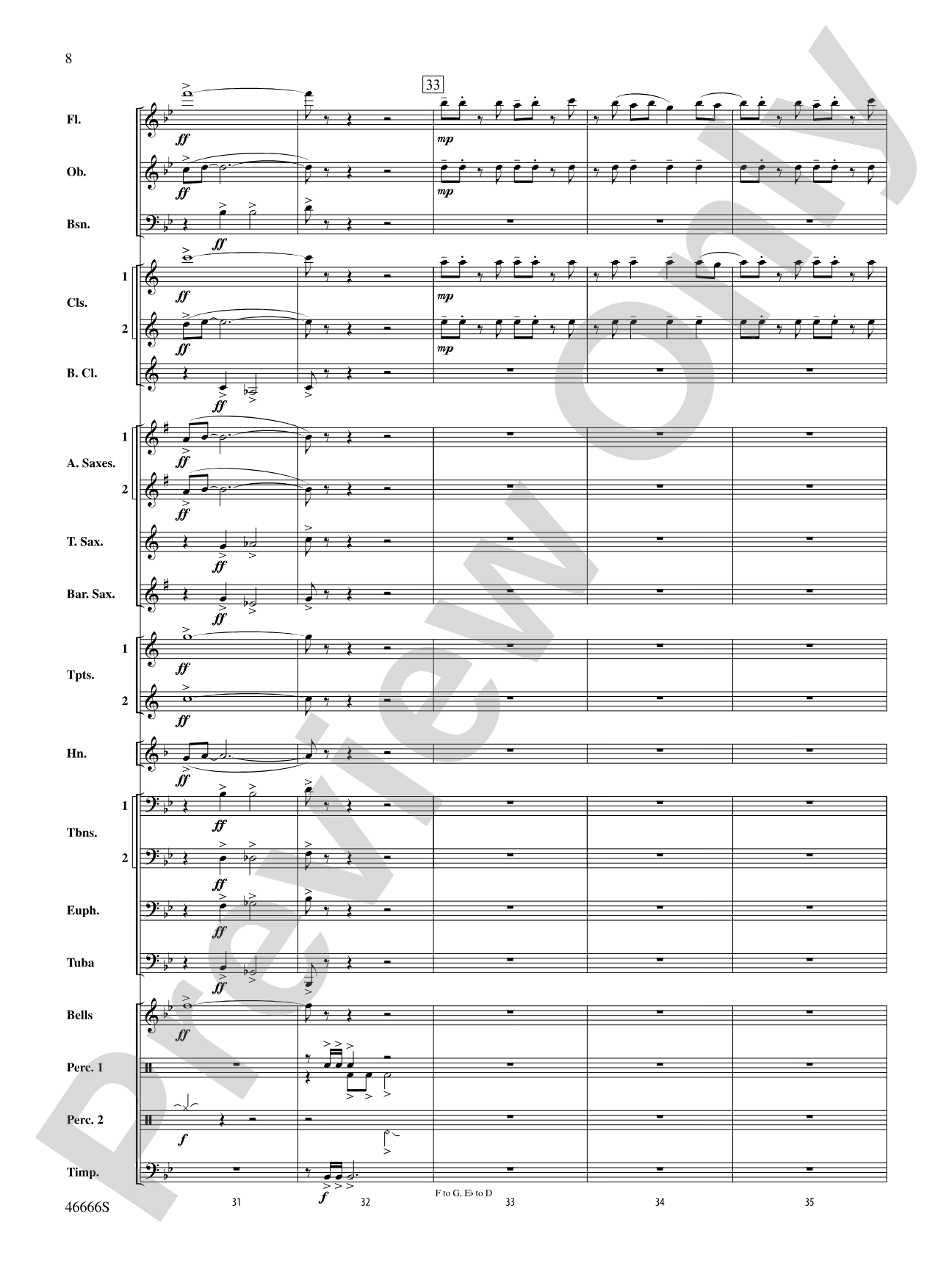 Knox Bridge Jubilee: Concert Band Conductor Score & Parts