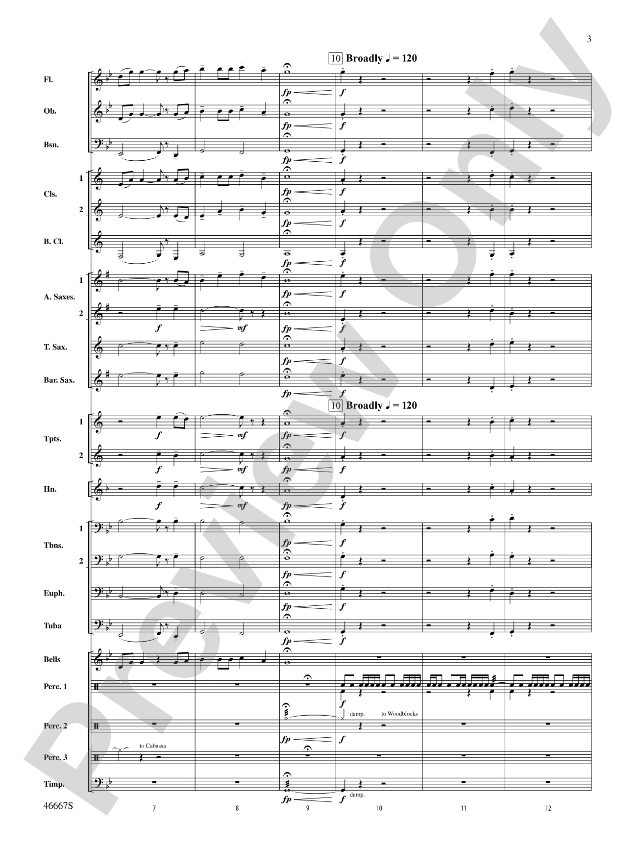 And It Begins: Score