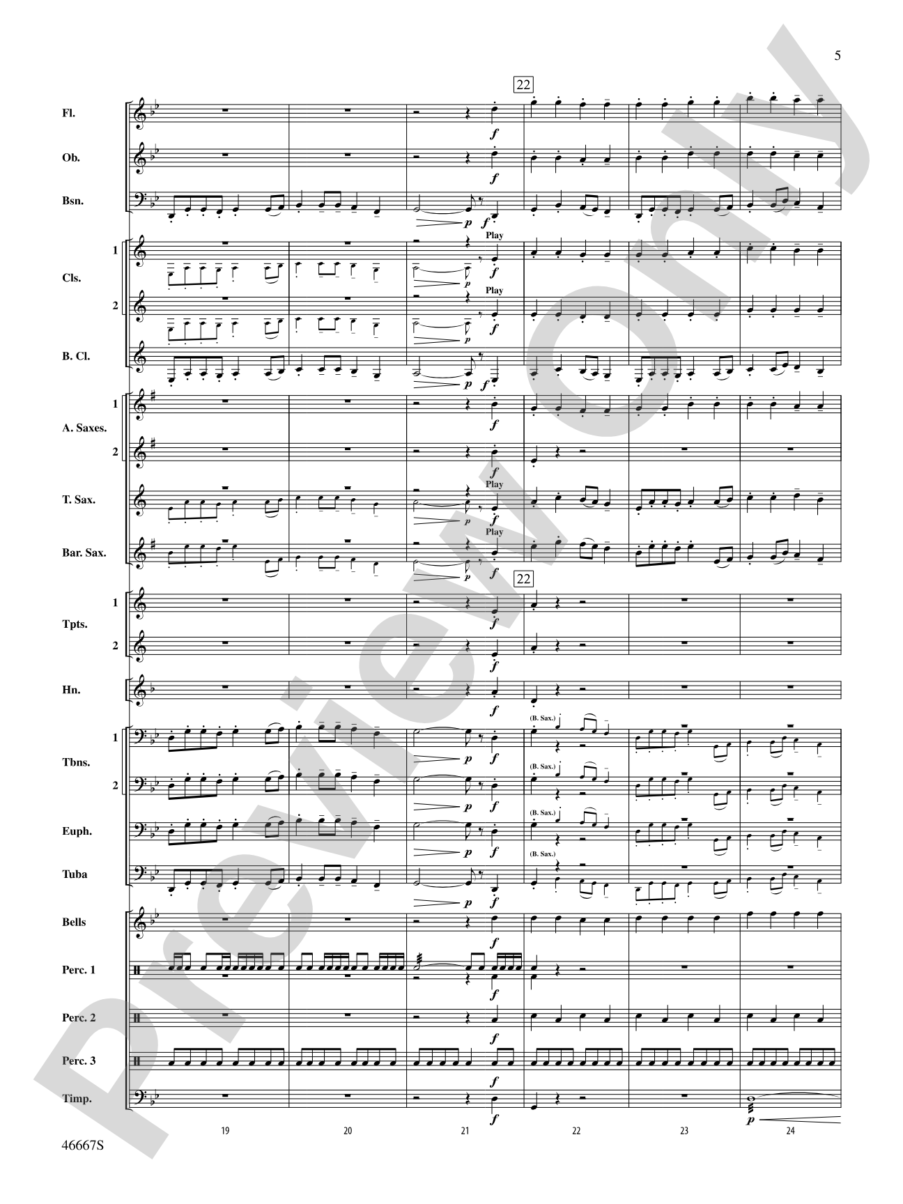 And It Begins: Score