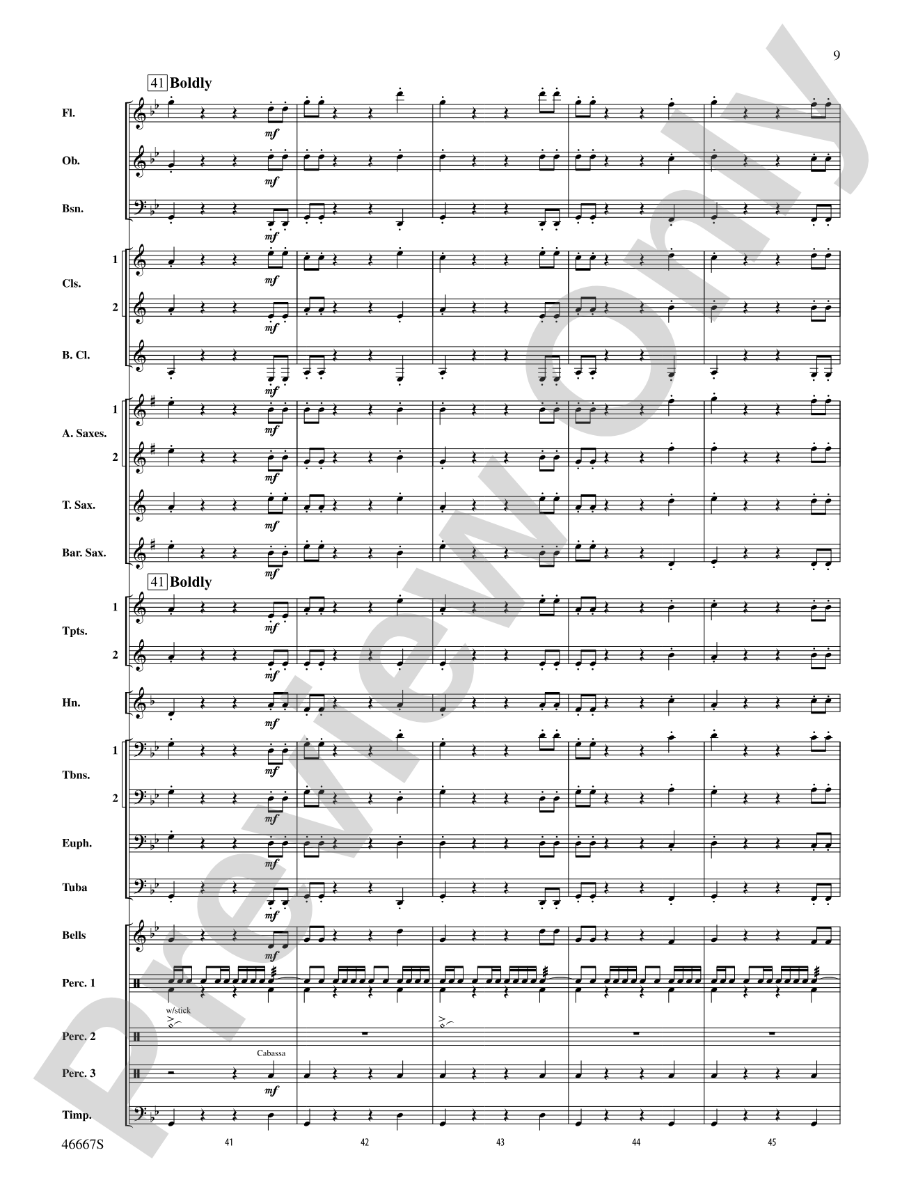 And It Begins: Score