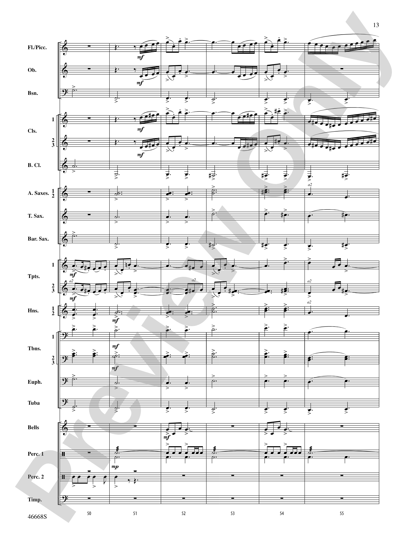 Skydance: Concert Band Conductor Score & Parts