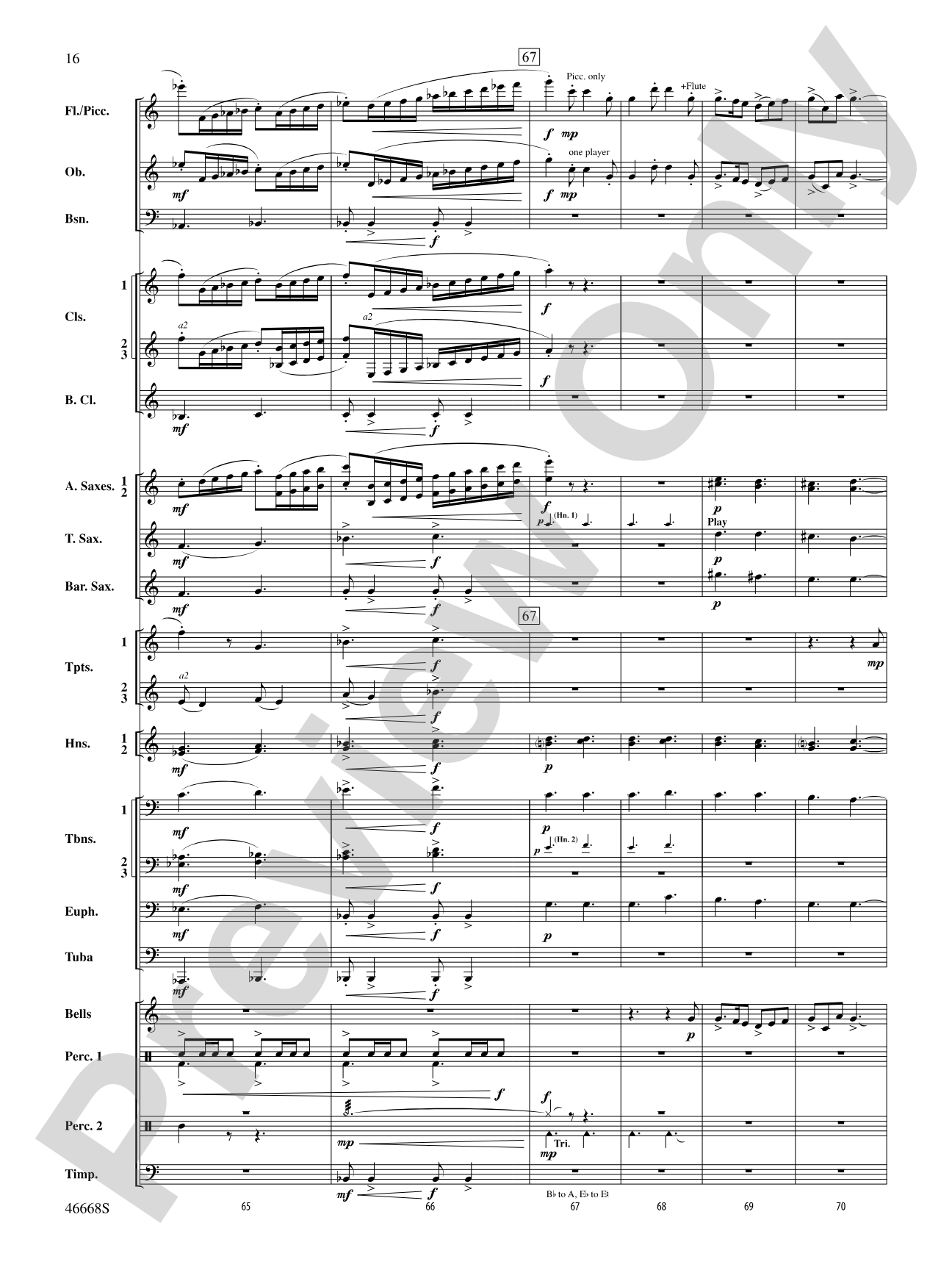 Skydance: Concert Band Conductor Score & Parts