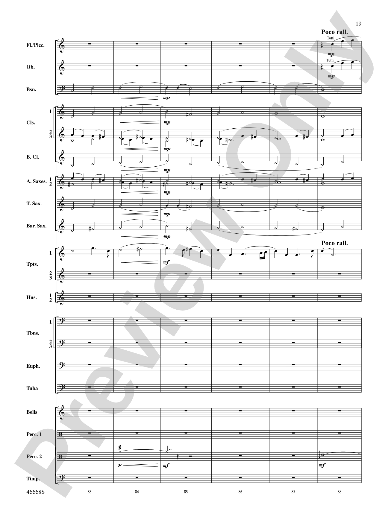 Skydance: Concert Band Conductor Score & Parts