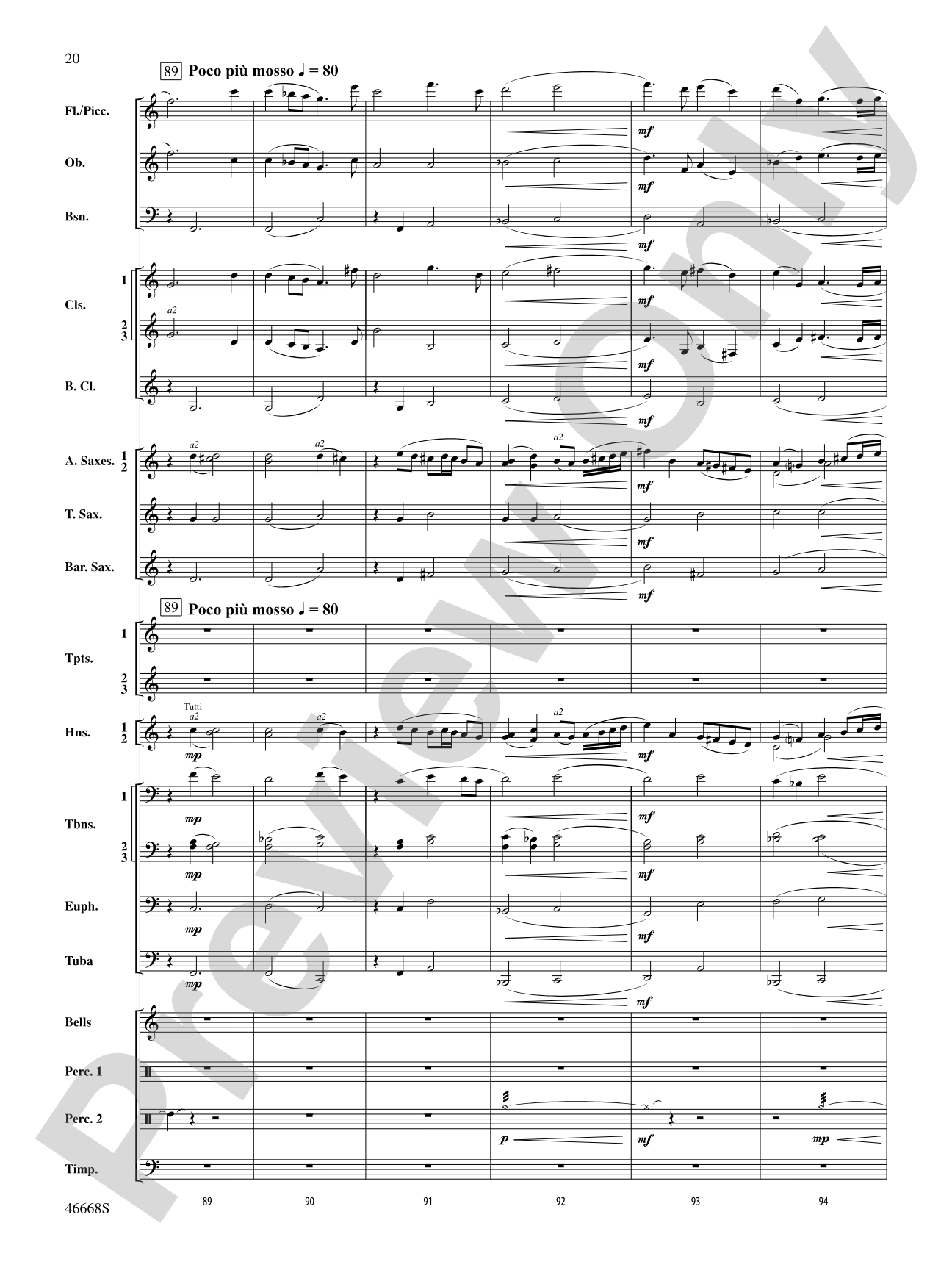 Skydance: Concert Band Conductor Score & Parts