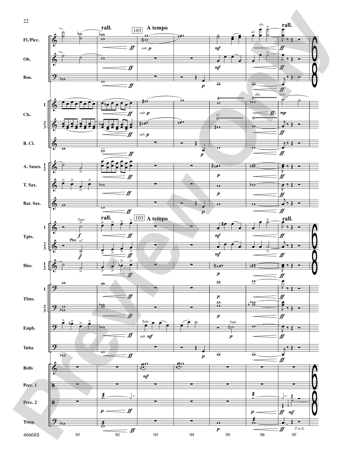 Skydance: Concert Band Conductor Score & Parts