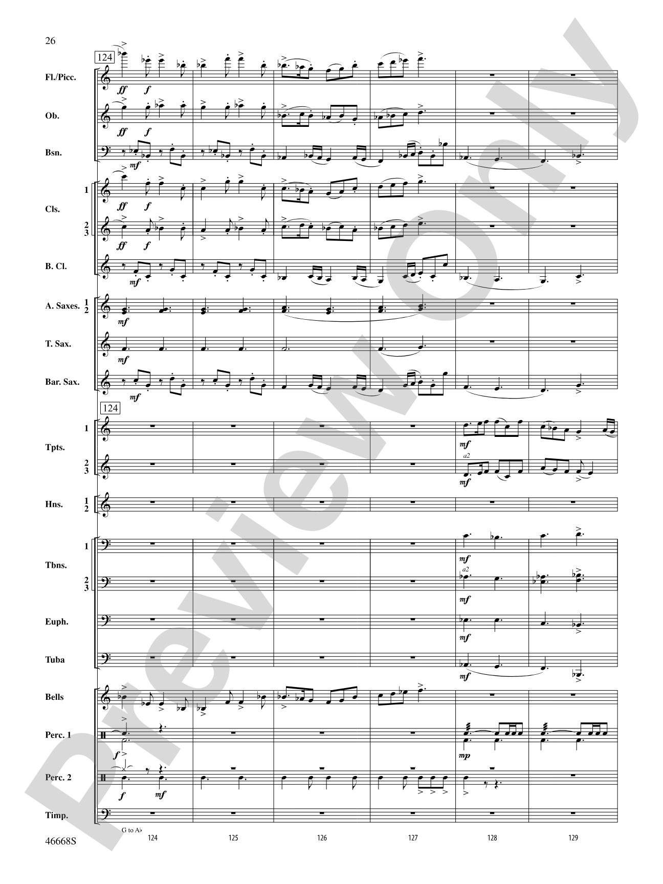 Skydance: Concert Band Conductor Score & Parts