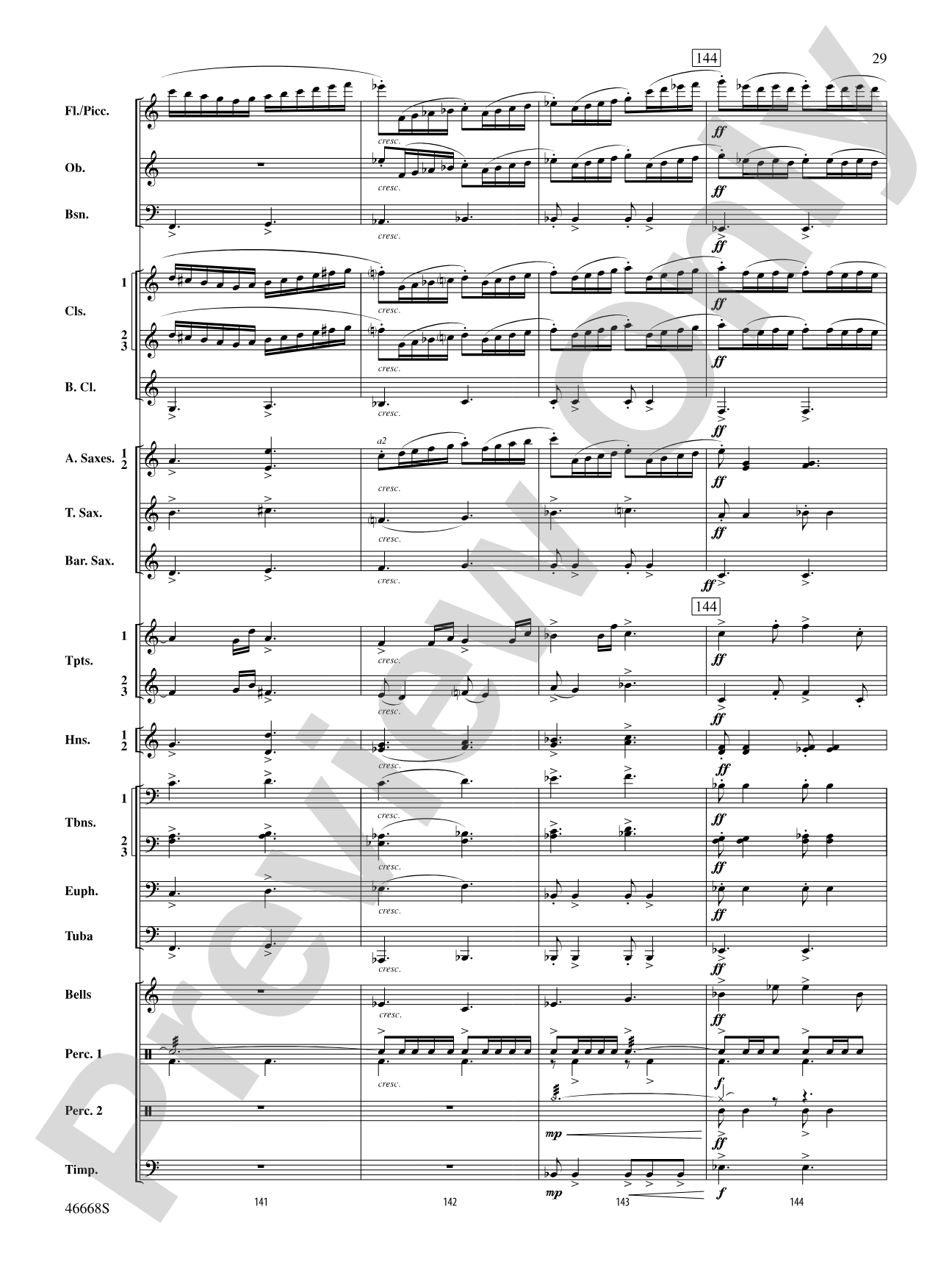 Skydance: Concert Band Conductor Score & Parts