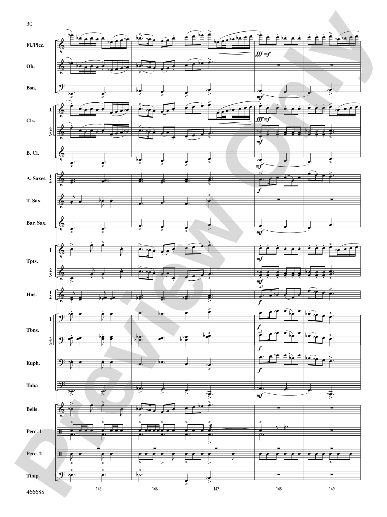 Skydance: Concert Band Conductor Score & Parts