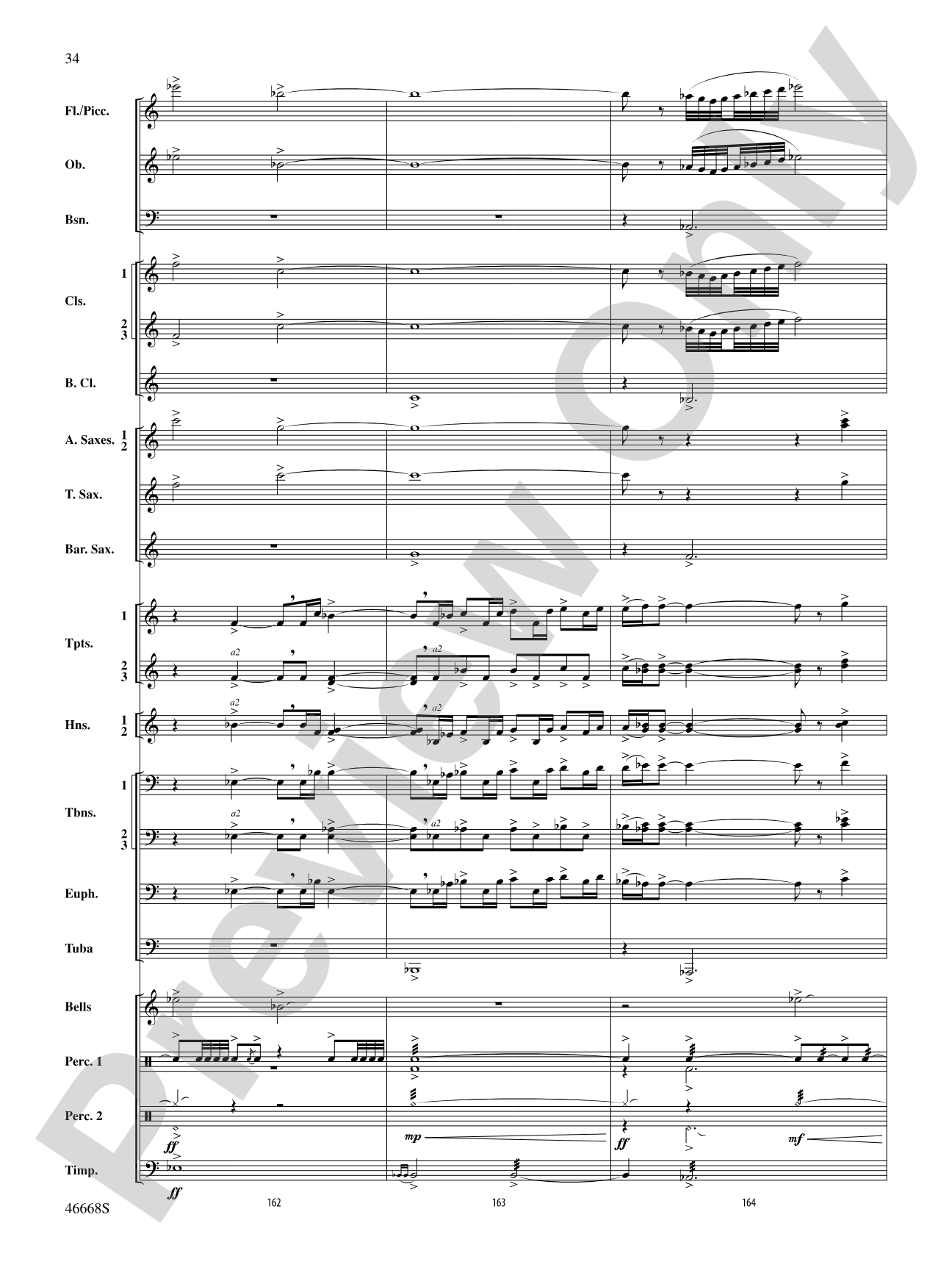 Skydance: Concert Band Conductor Score & Parts