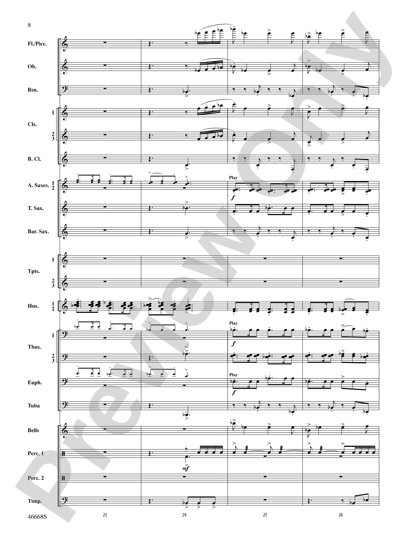 Skydance: Concert Band Conductor Score & Parts