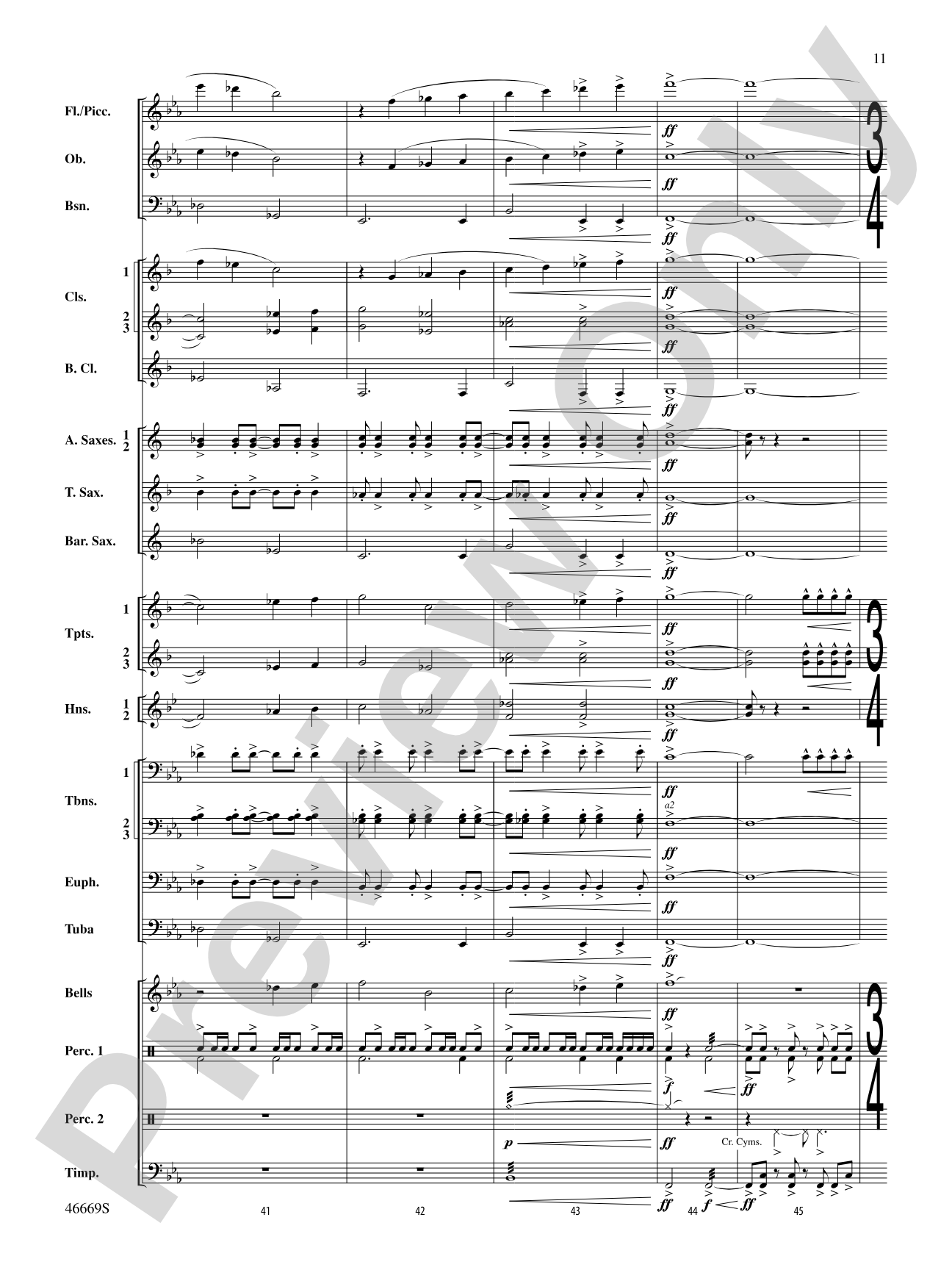Oracles of the Sirocco: Concert Band Conductor Score & Parts