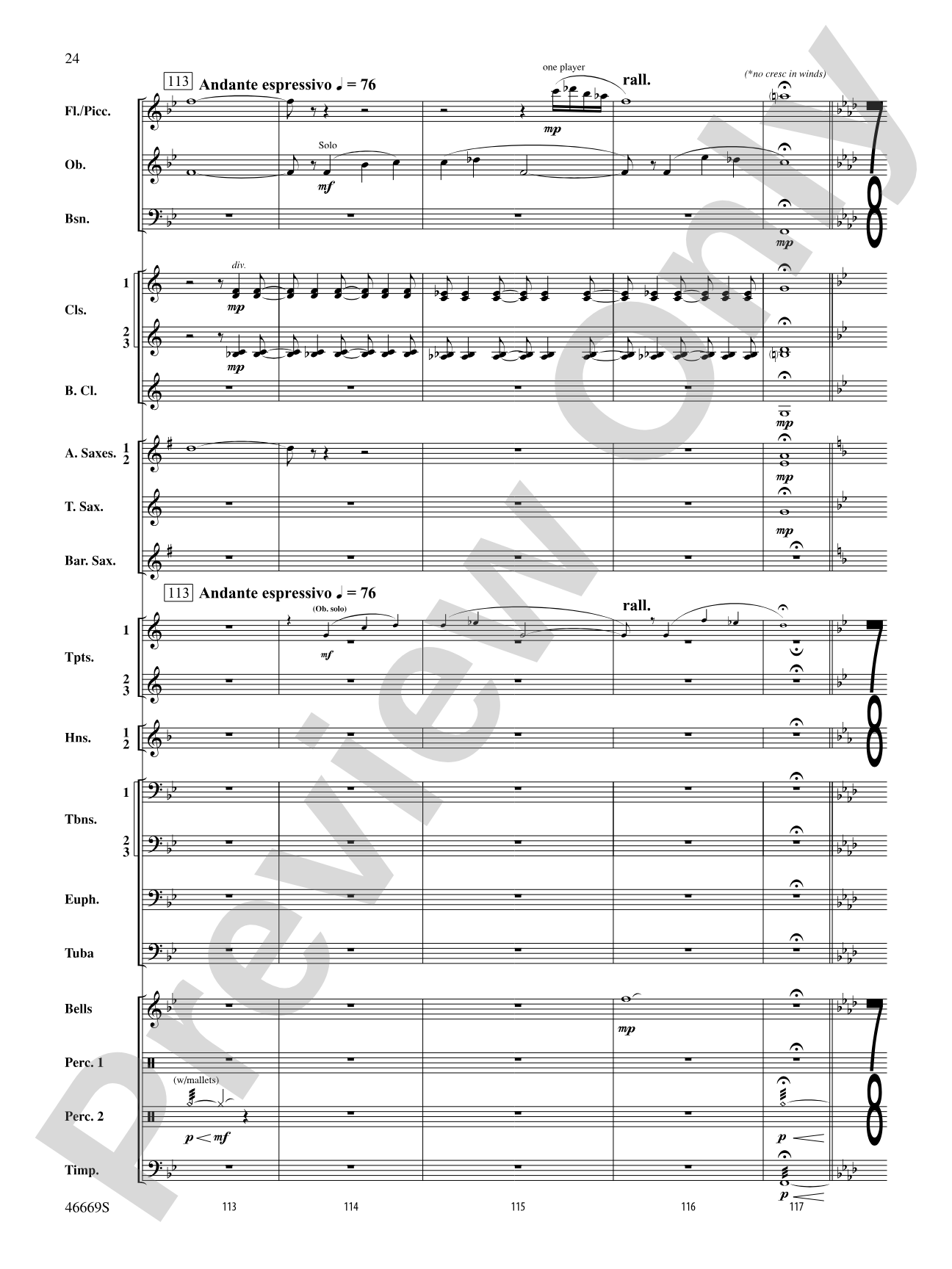 Oracles of the Sirocco: Concert Band Conductor Score & Parts