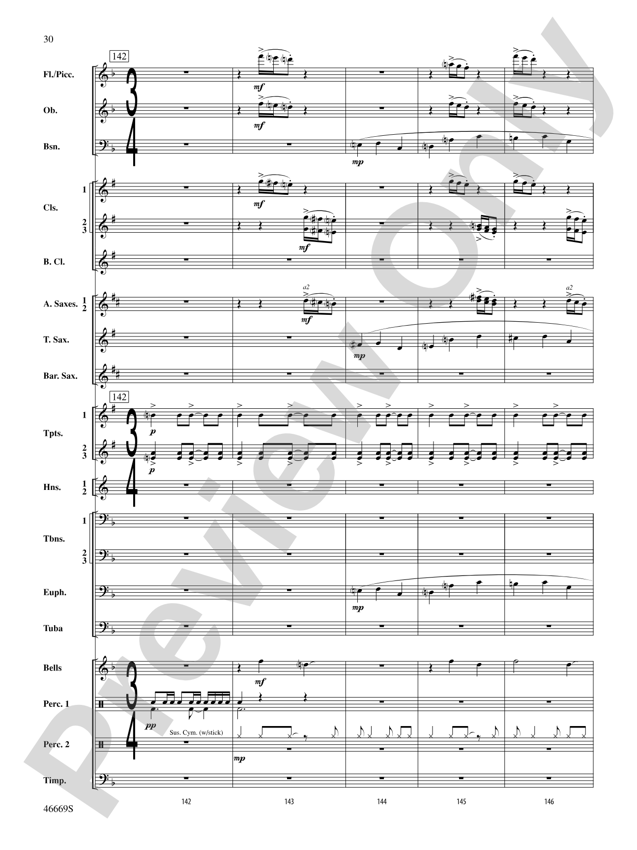 Oracles of the Sirocco: Concert Band Conductor Score & Parts