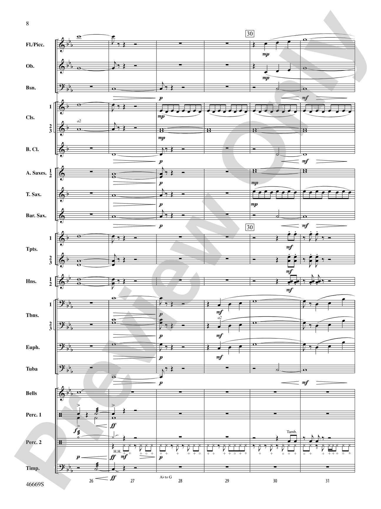 Oracles of the Sirocco: Concert Band Conductor Score & Parts