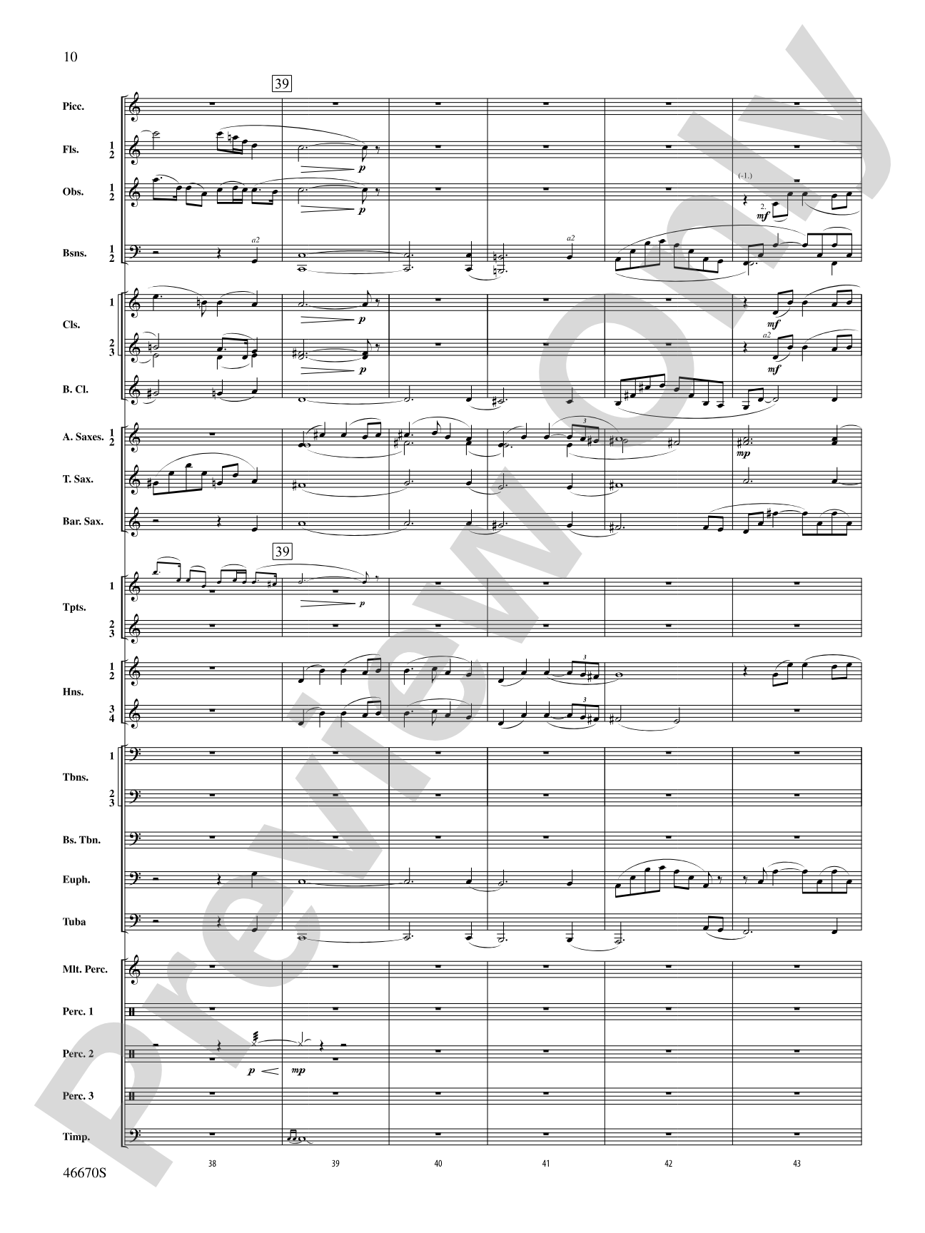 The Falls: Concert Band Conductor Score & Parts