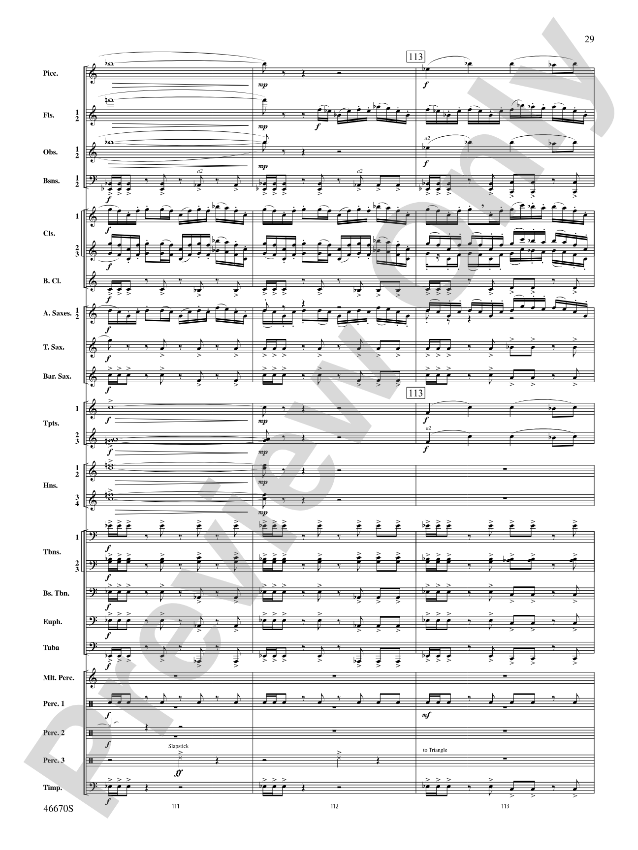 The Falls: Concert Band Conductor Score & Parts