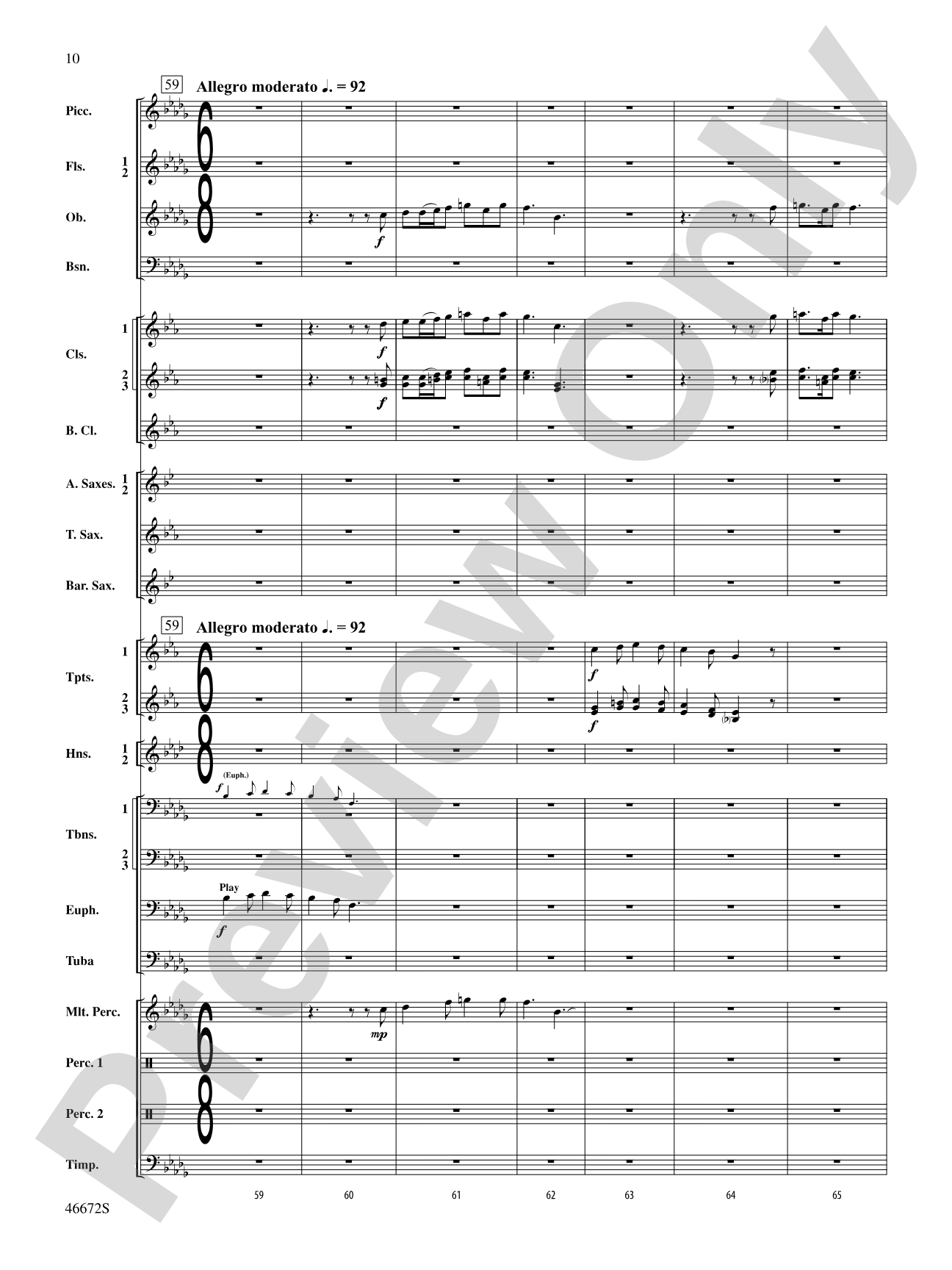 Variants on an English Sea Song: Concert Band Conductor Score & Parts