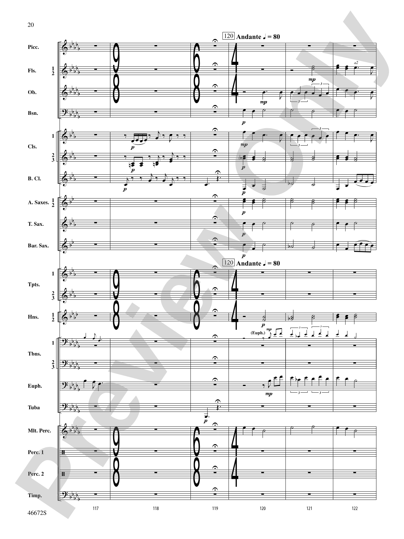 Variants on an English Sea Song: Concert Band Conductor Score & Parts