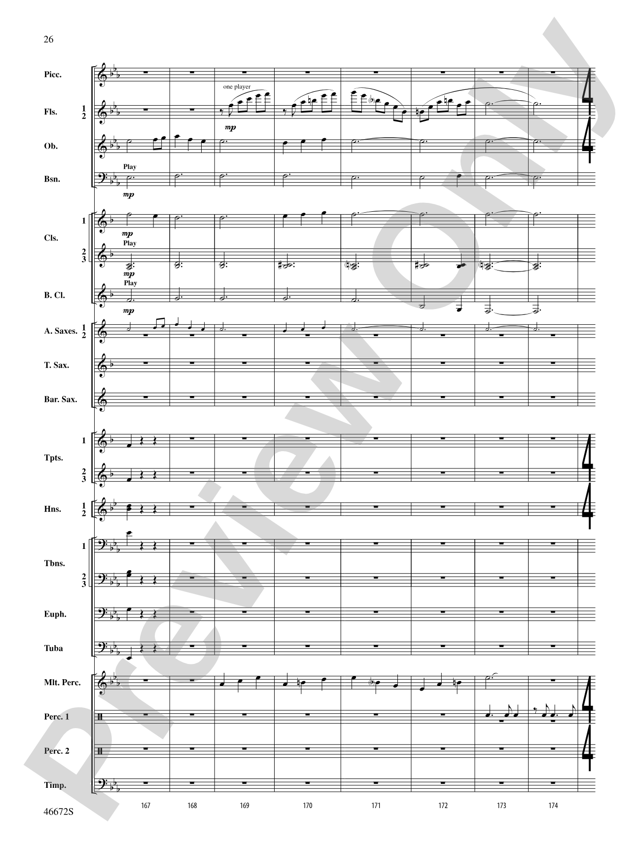Variants on an English Sea Song: Concert Band Conductor Score & Parts