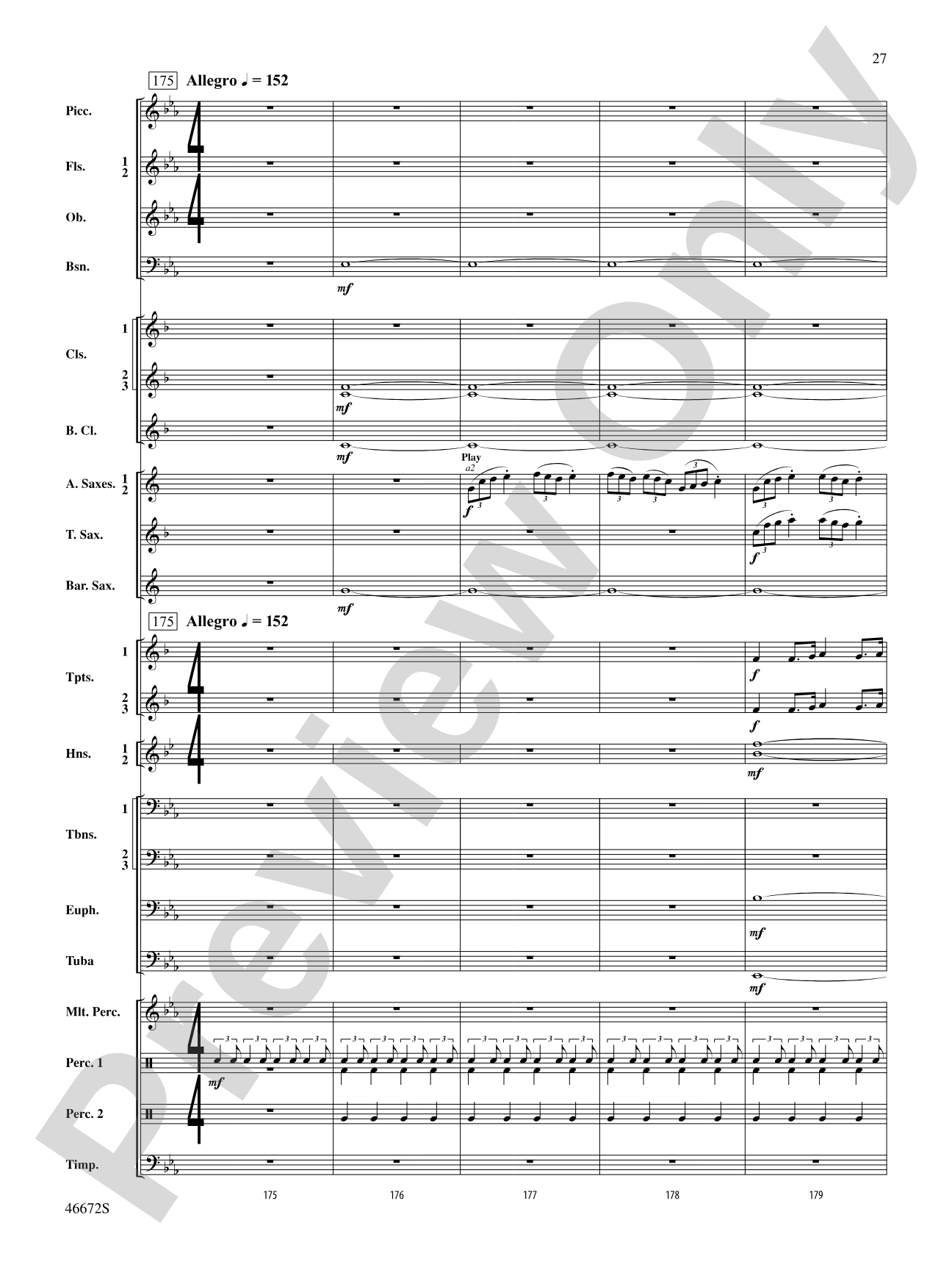 Variants on an English Sea Song: Concert Band Conductor Score & Parts