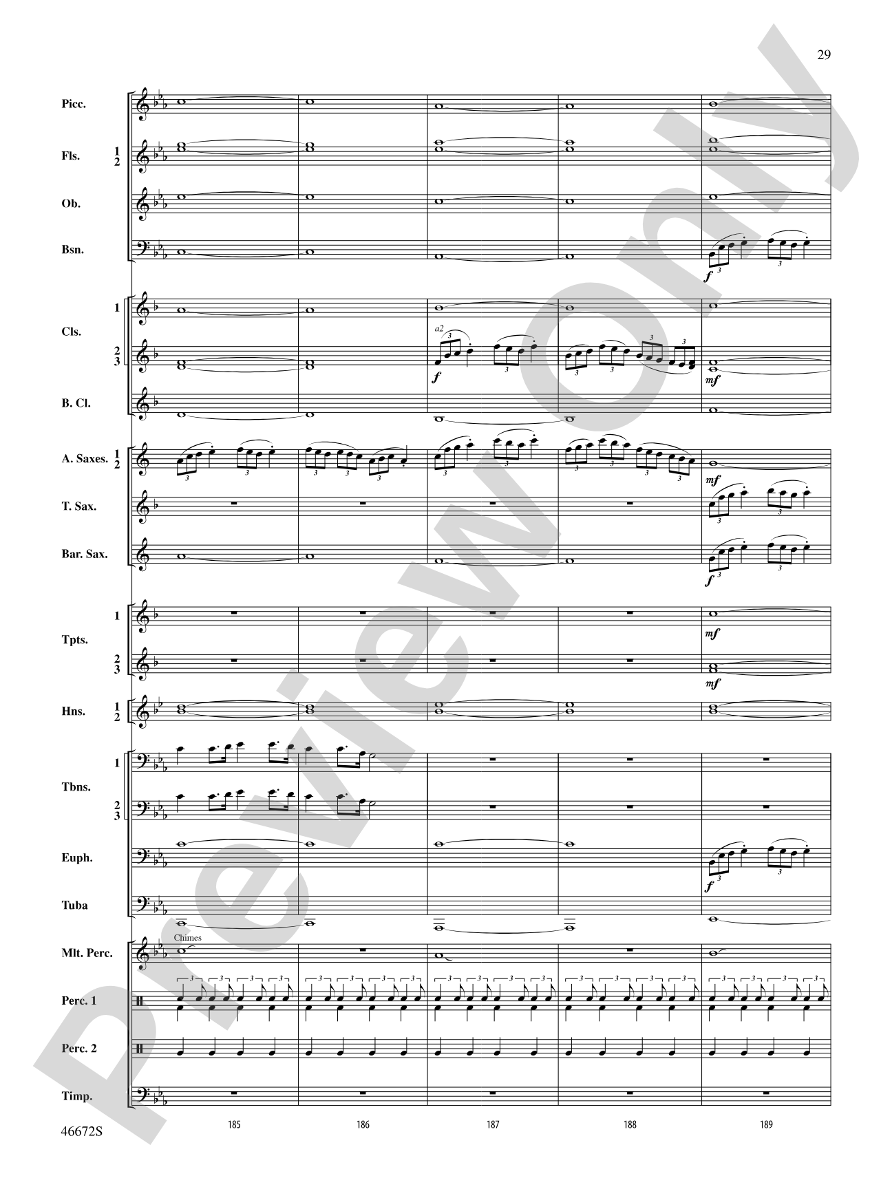 Variants on an English Sea Song: Concert Band Conductor Score & Parts