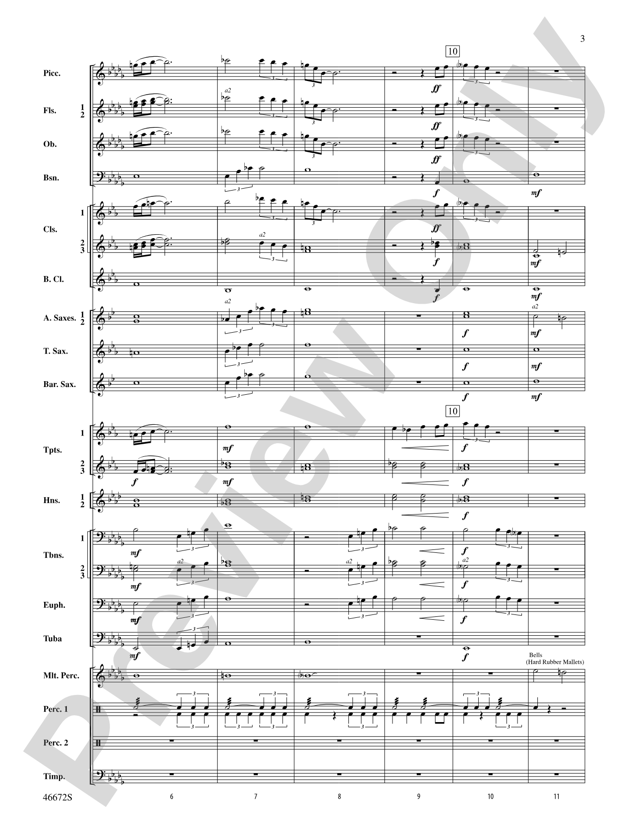 Variants on an English Sea Song: Concert Band Conductor Score & Parts