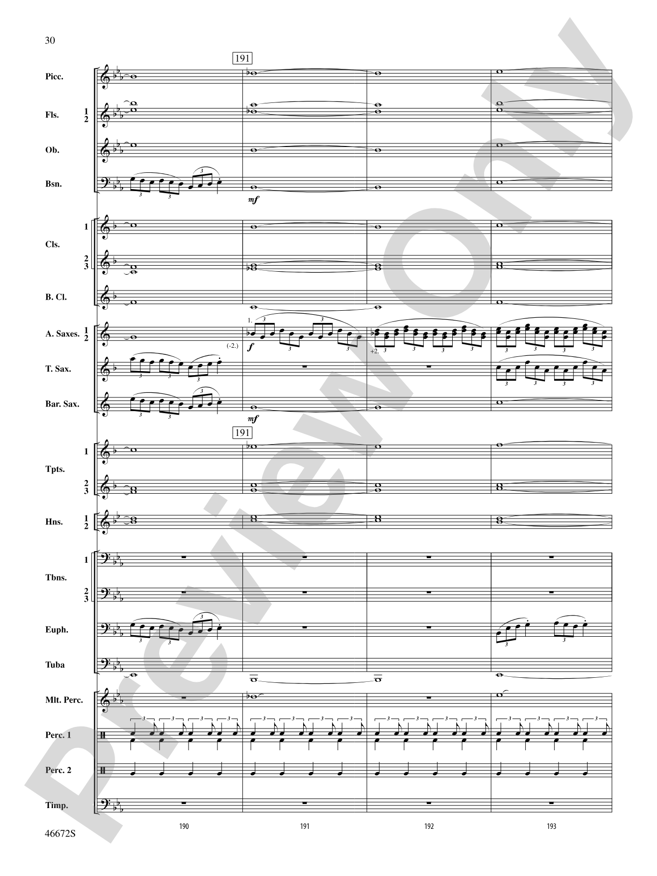 Variants on an English Sea Song: Concert Band Conductor Score & Parts