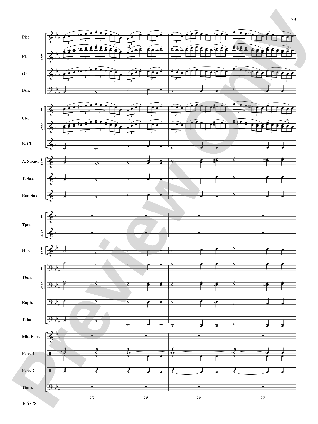 Variants on an English Sea Song: Concert Band Conductor Score & Parts