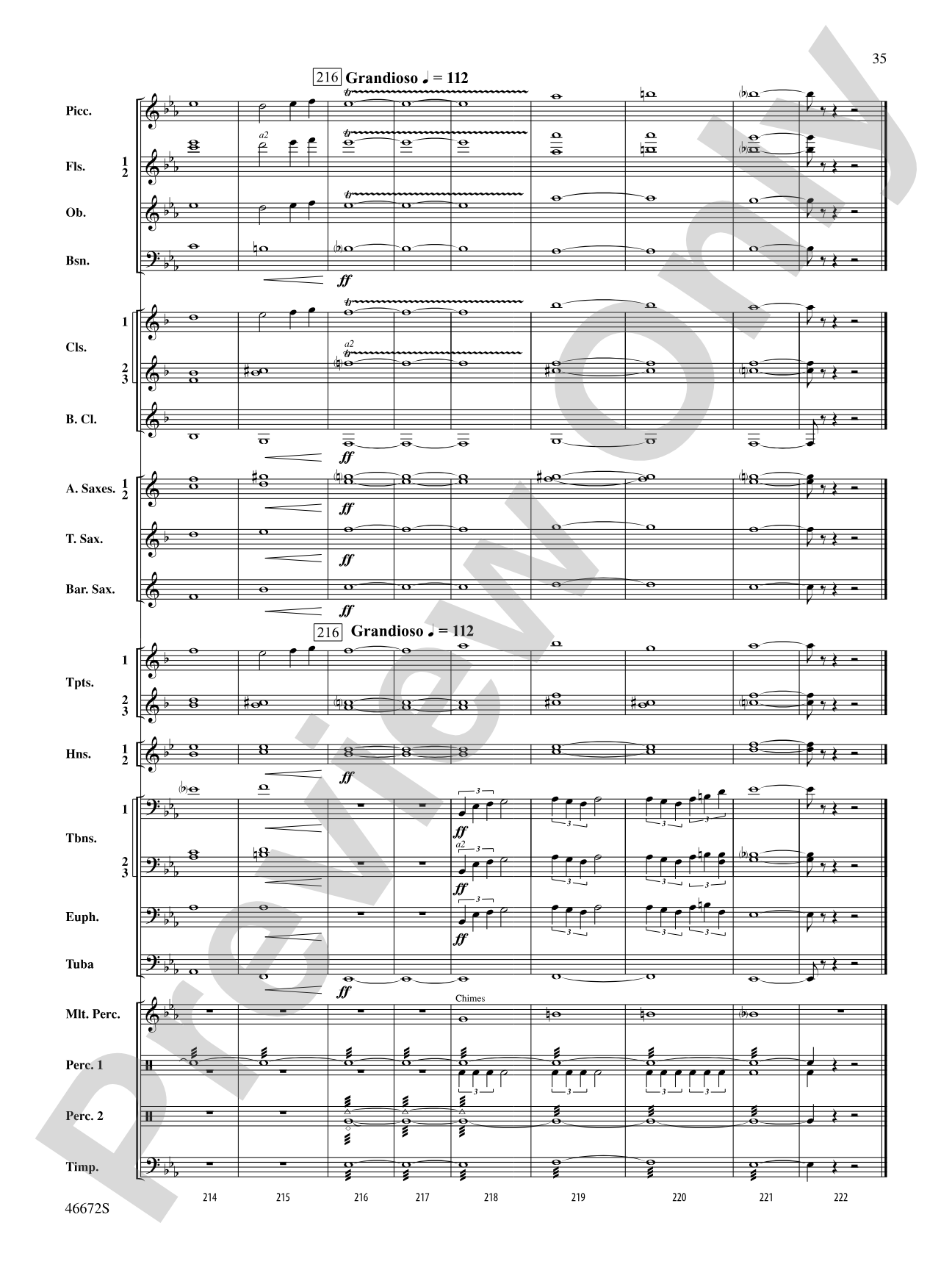 Variants on an English Sea Song: Concert Band Conductor Score & Parts
