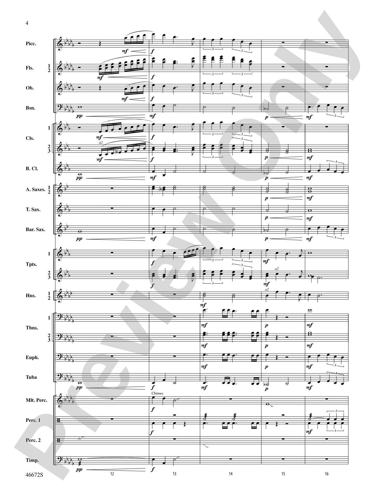 Variants on an English Sea Song: Concert Band Conductor Score & Parts
