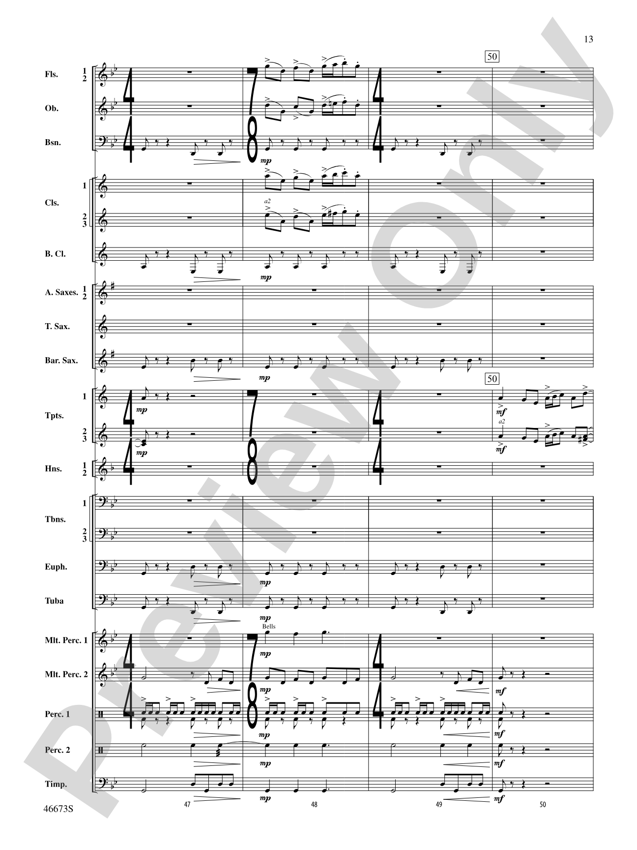 Chorale Variants: Concert Band Conductor Score & Parts