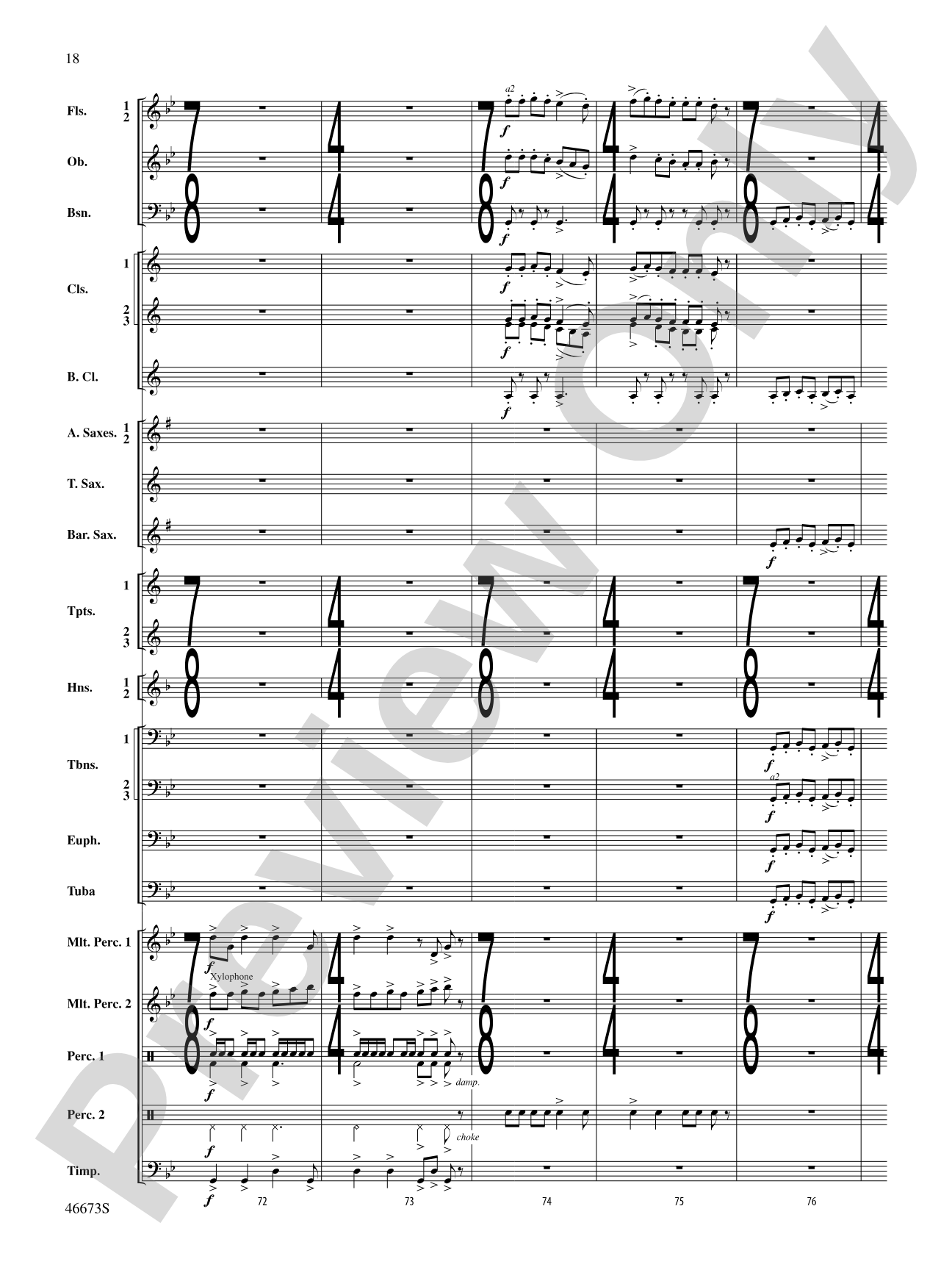 Chorale Variants: Concert Band Conductor Score & Parts