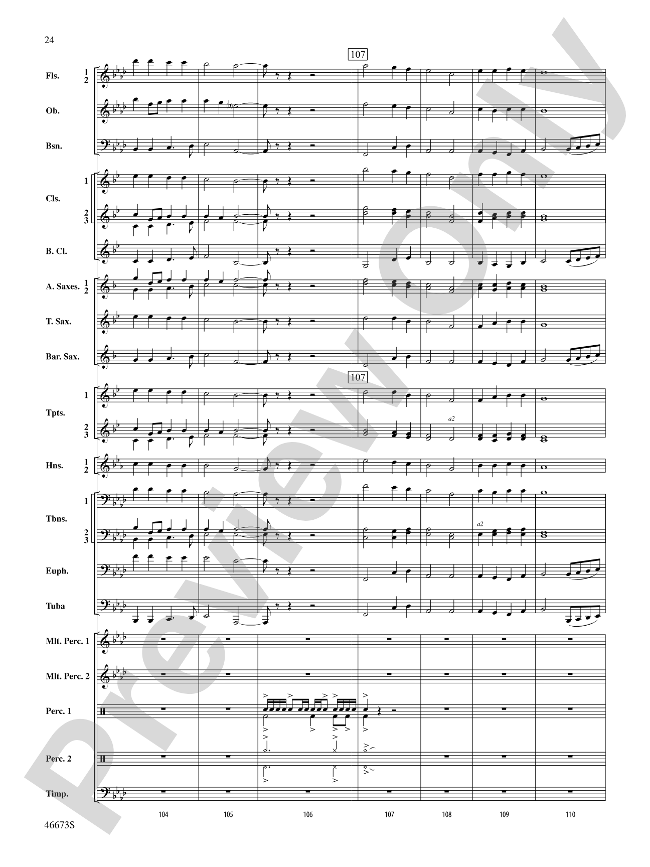 Chorale Variants: Concert Band Conductor Score & Parts