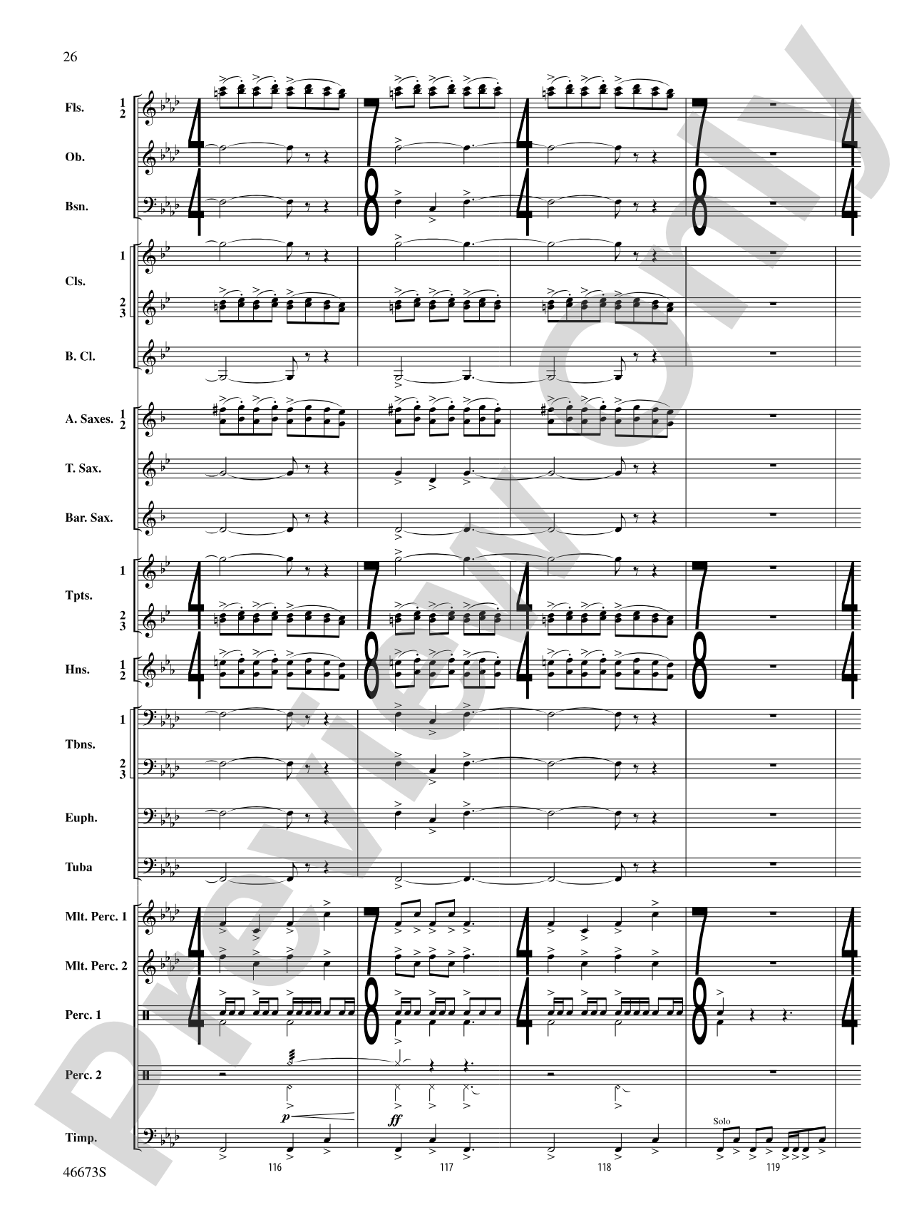 Chorale Variants: Concert Band Conductor Score & Parts