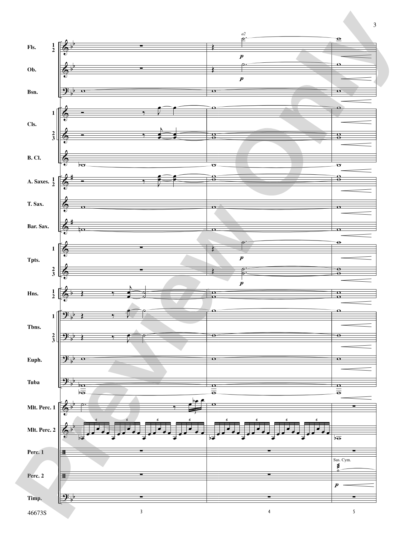 Chorale Variants: Concert Band Conductor Score & Parts
