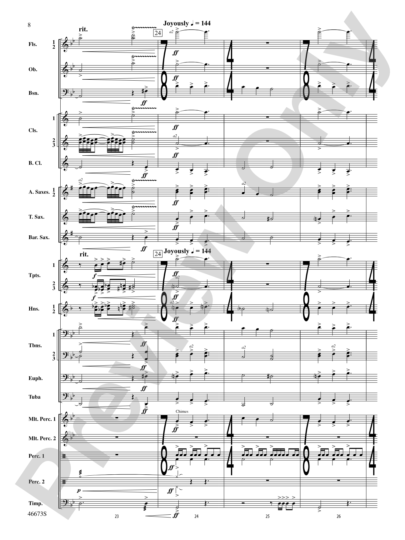 Chorale Variants: Concert Band Conductor Score & Parts