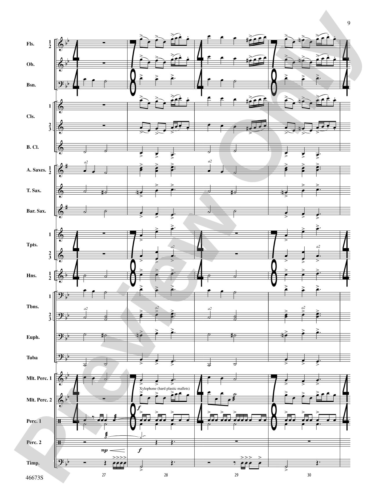 Chorale Variants: Concert Band Conductor Score & Parts