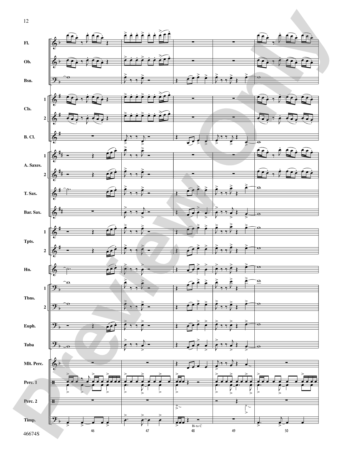 Event Horizon: Concert Band Conductor Score & Parts