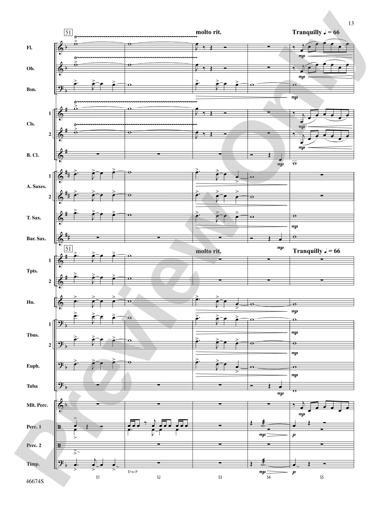 Event Horizon: Concert Band Conductor Score & Parts