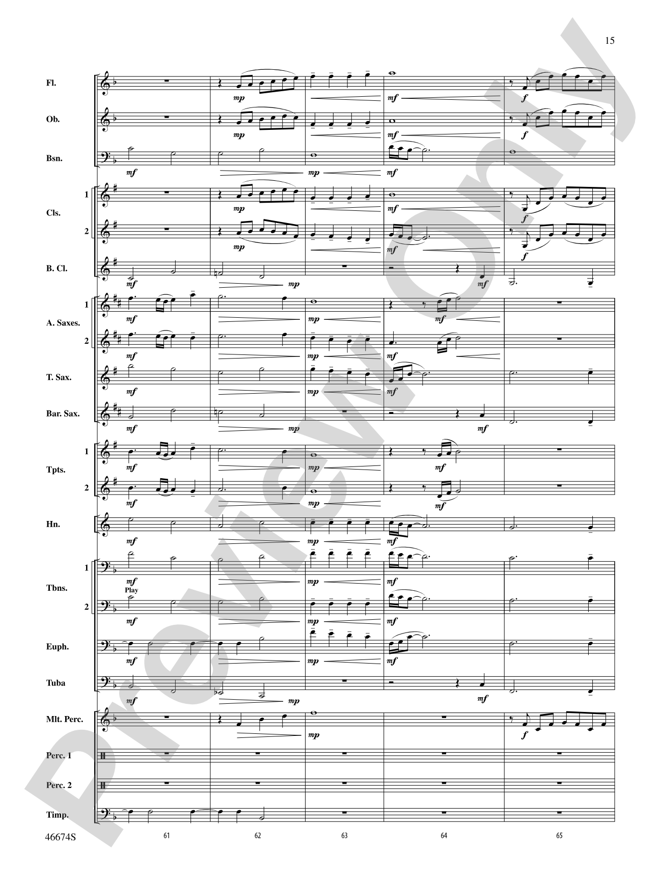 Event Horizon: Concert Band Conductor Score & Parts